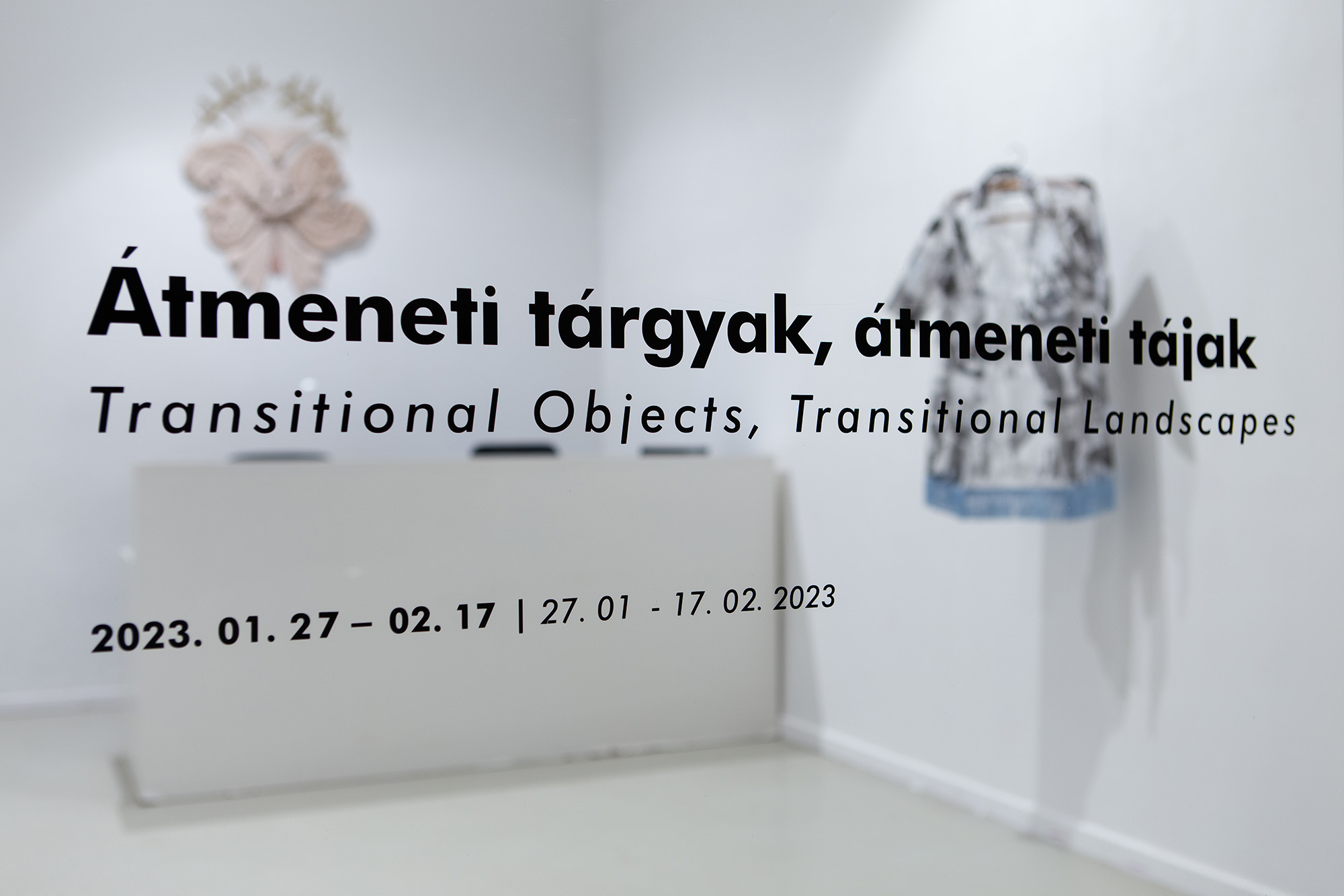 Exhibition view, Transitional Objects, Transitional Landscapes, Deák Erika Gallery, 2023  Photo: Mátyás Gyuricza
