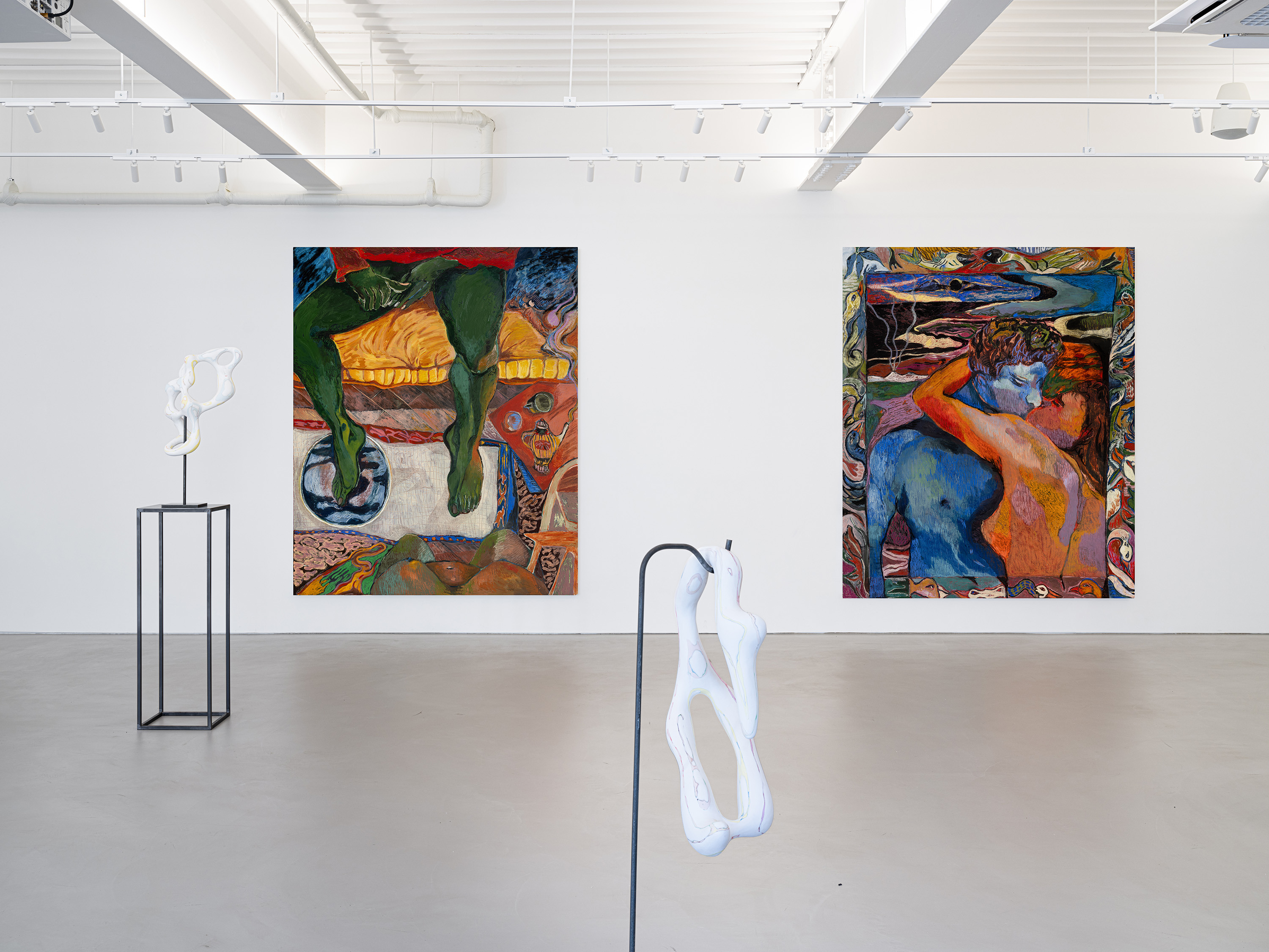 Vanessa da Silva & Maya Weishof, May your Mouth Contain the Shape of Strange Words, 2023, Installation view 2 at Duarte Sequeira Seoul