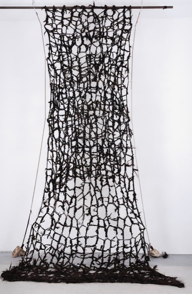 Farkhondeh Shahroudi, net, 2020-22. Photo: Piotr Pietrus. 