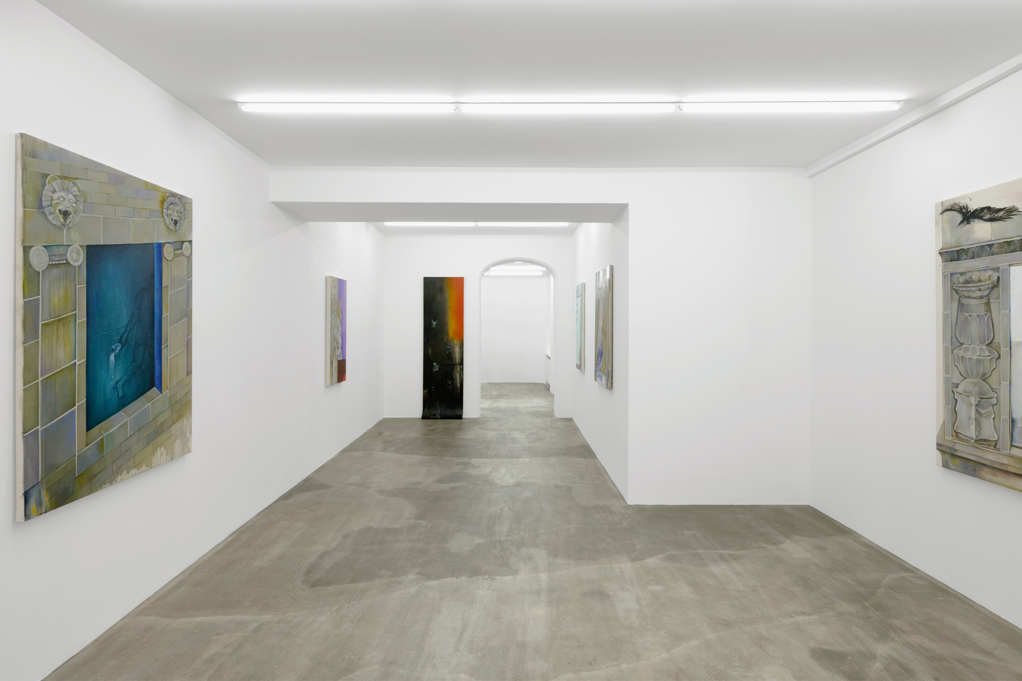 Yan Xinyue, A prayer for the sunset, 2023, exhibition view, Sans titre, Paris