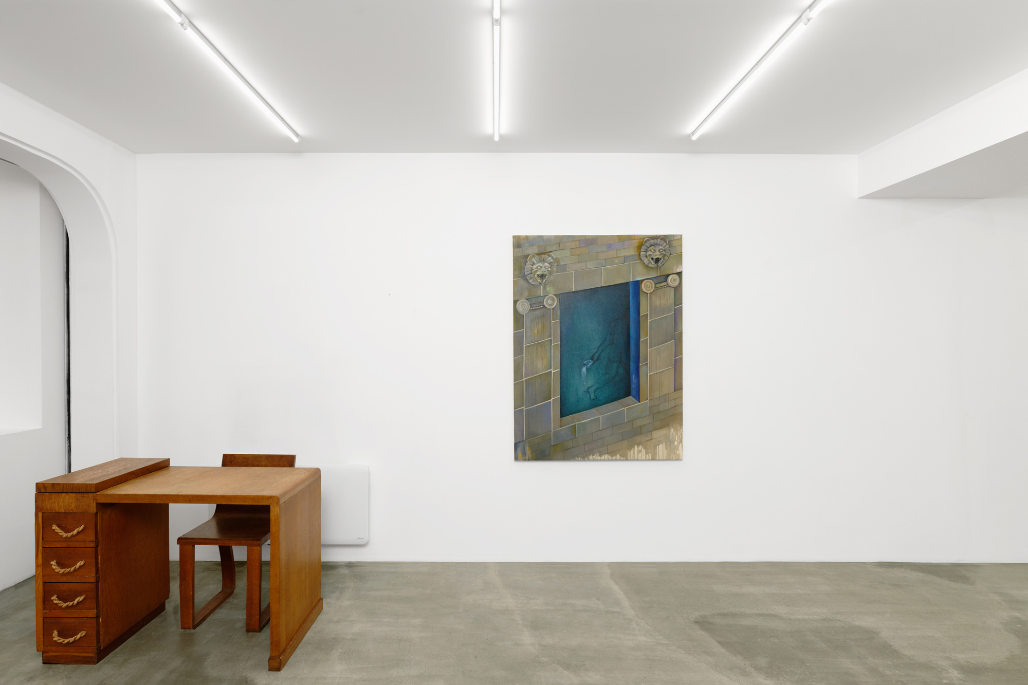 Yan Xinyue, A prayer for the sunset, 2023, exhibition view, Sans titre, Paris