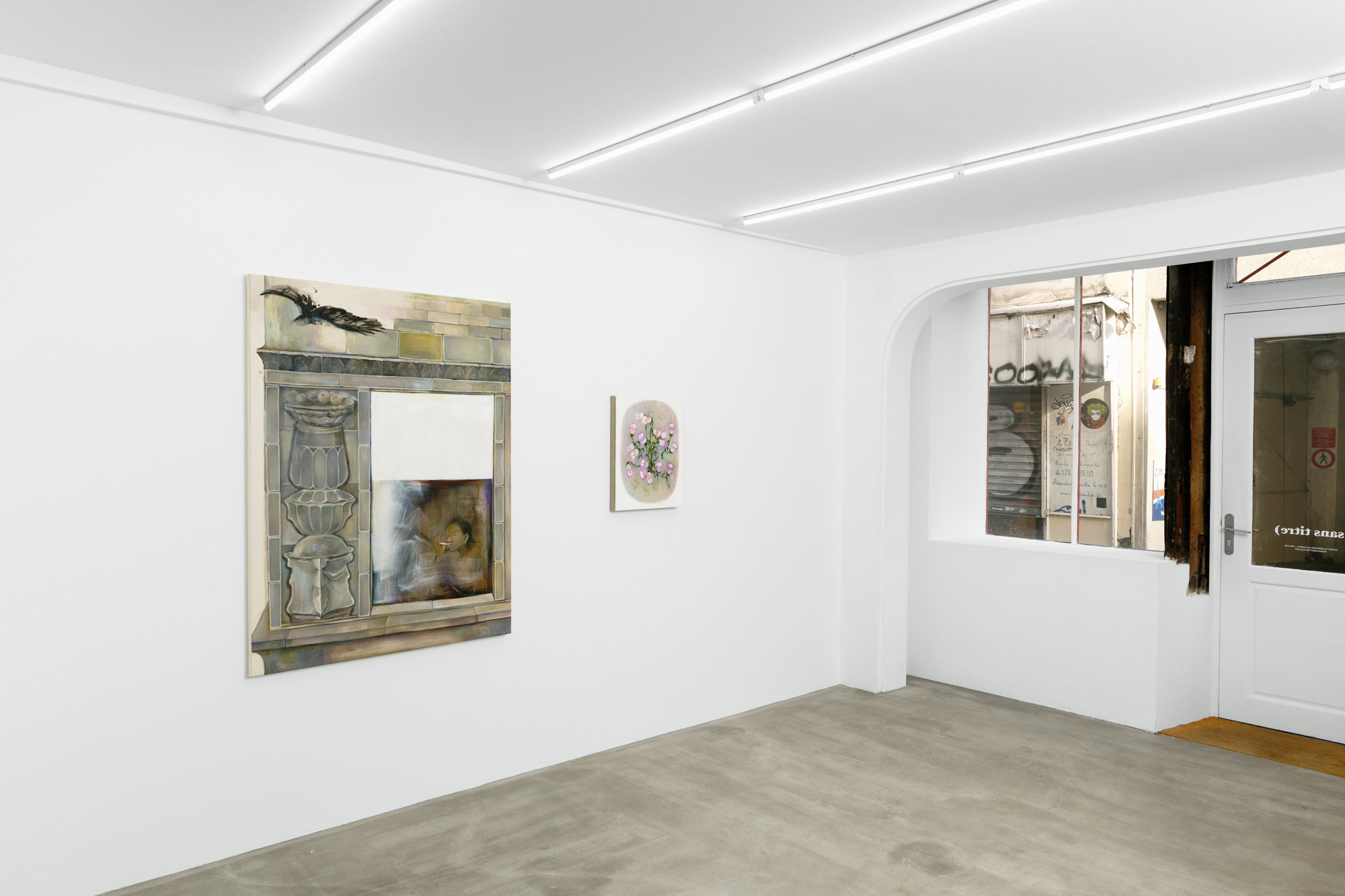 Yan Xinyue, A prayer for the sunset, 2023, exhibition view, Sans titre, Paris