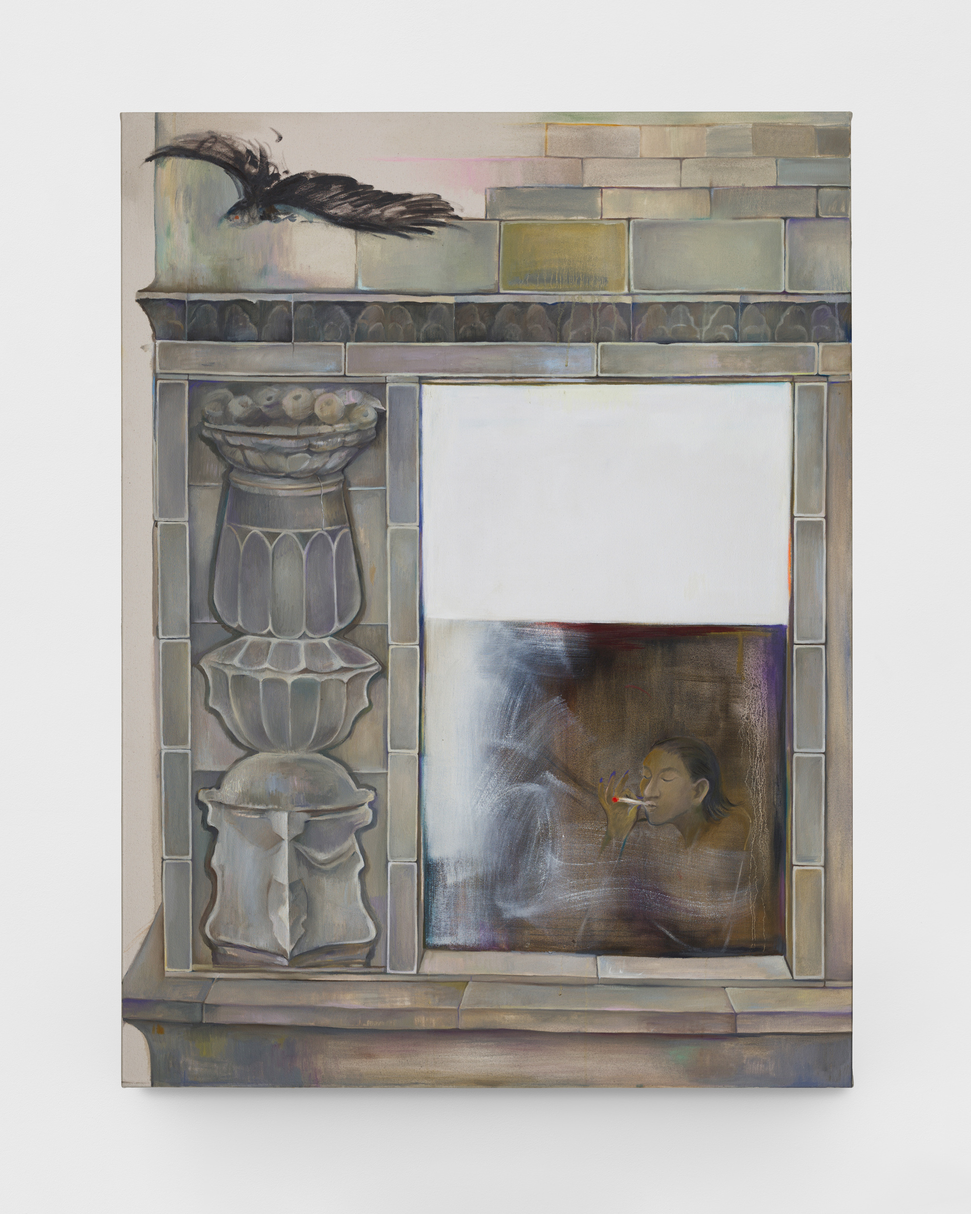 Yan Xinyue, Healing, 2022, oil on canvas, 144 x 106 cm, unique