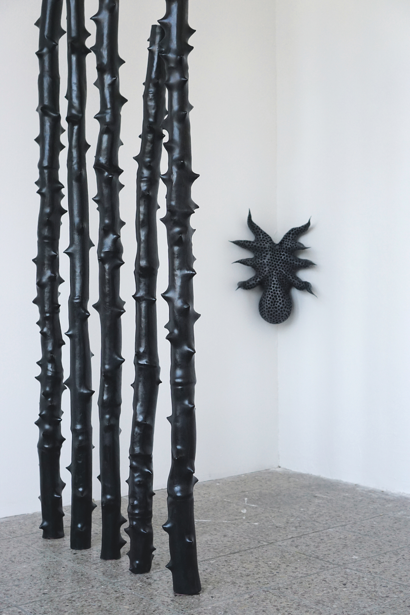 imitations, pos. 1-5, 2023, Tiziana Krüger and nest gen 3 (Spinne), 2023, Linus Clostermann