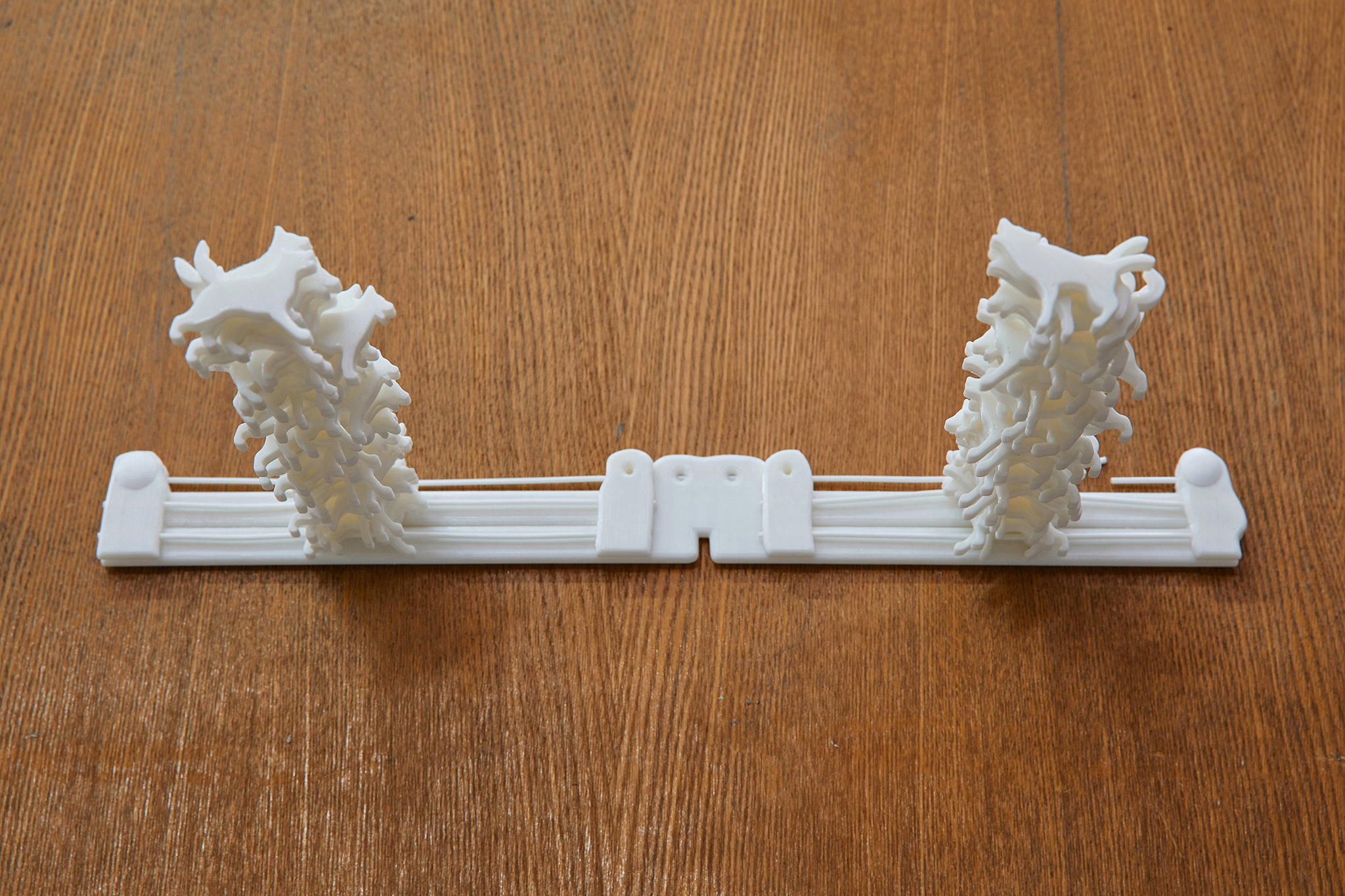 Alexey Rumin, Cour d'honneur, 2022, PLA 3D printing, 34 × 4 × 18 cm
