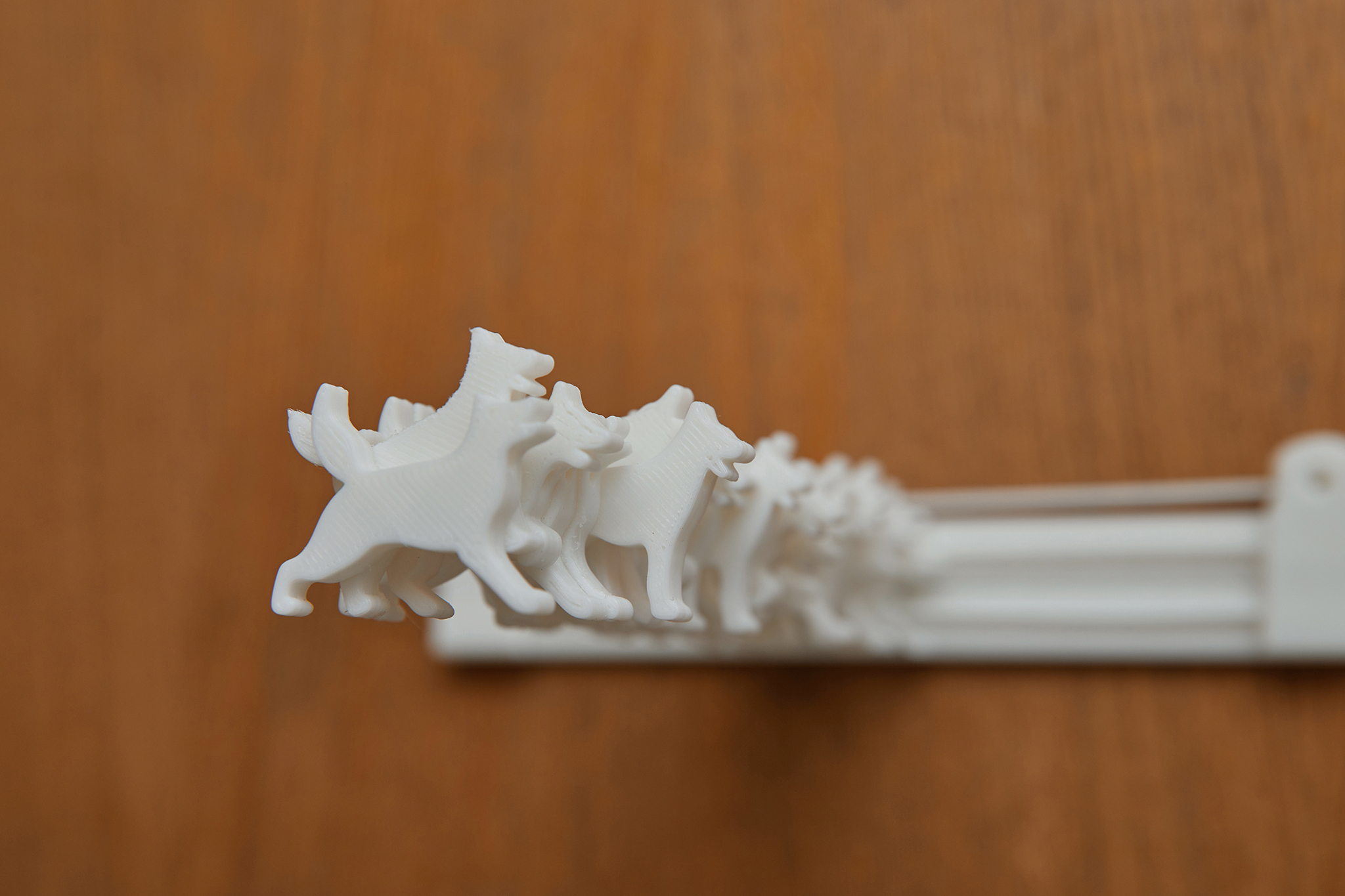 Alexey Rumin, Cour d'honneur  (detail), 2022, PLA 3D printing, 34 × 4 × 18 cm