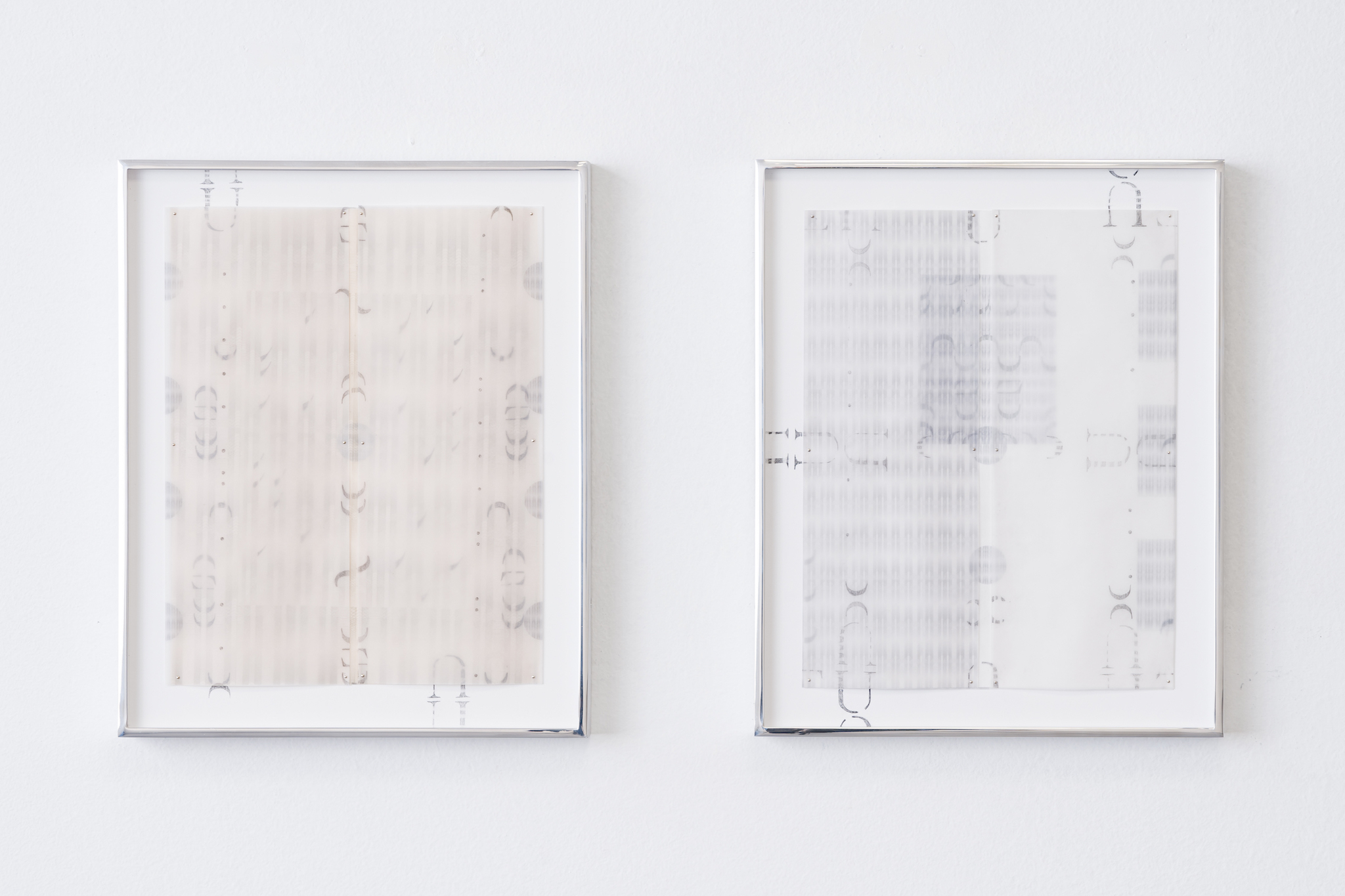 "score for unlanguaging no010522" and "score for unlanguaging. no010622" by Jesse Chun