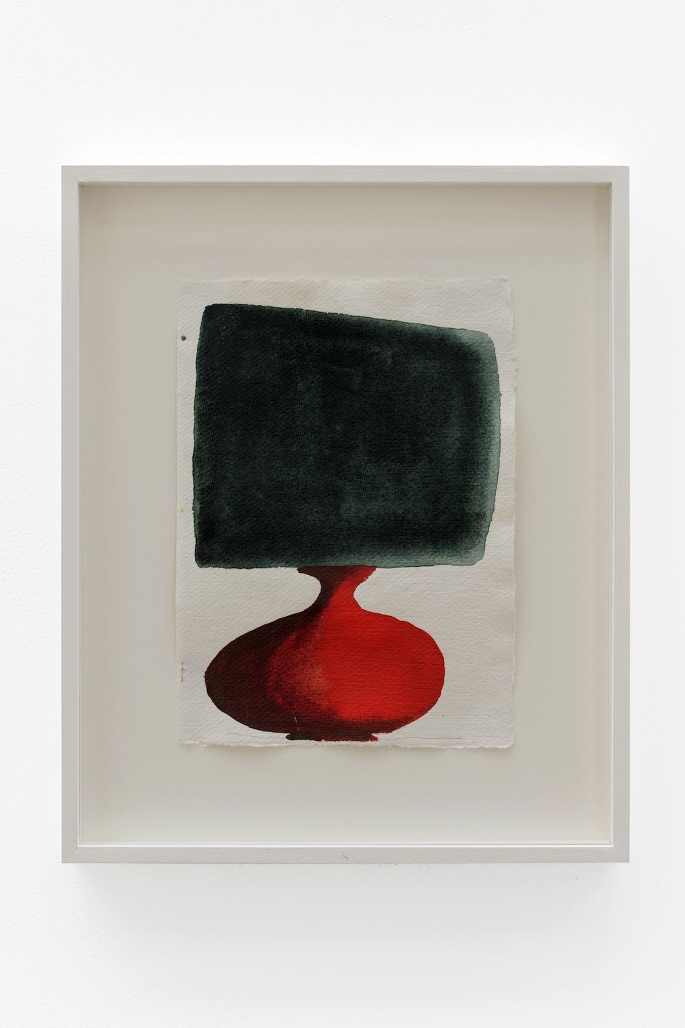 Étude 5, 2018, Watercolor on paper, 29 × 20 cm (framed: 43,5 × 35,5 cm). Photo: Martin Argyroglo.