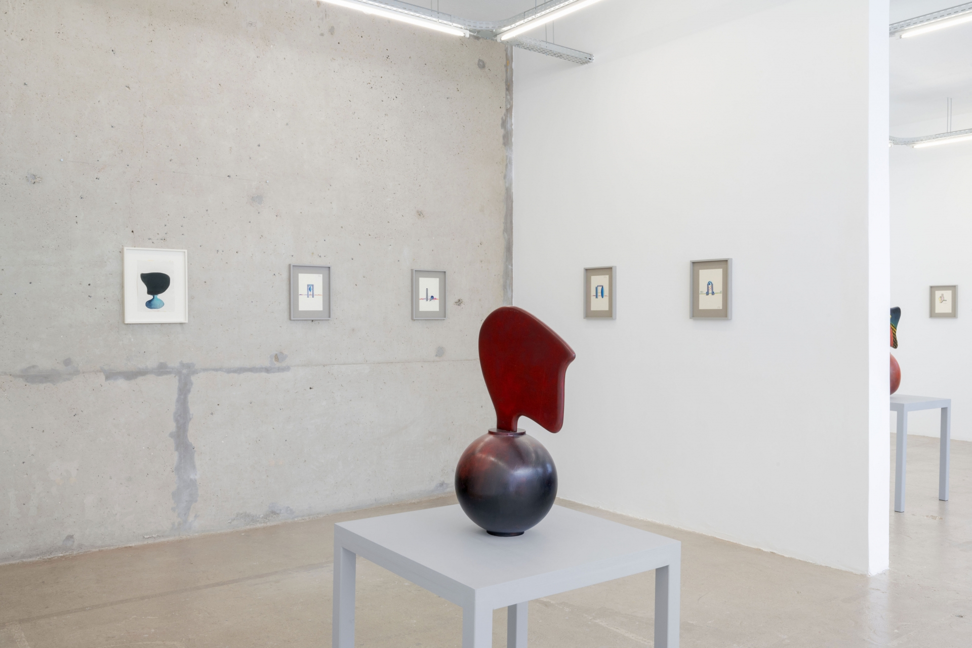 Martine Bedin, Palazzi, 2023, exhibition view, Crèvecœur, Paris. Courtesy of the artist and Crèvecœur, Paris. Photo: Martin Argyroglo.