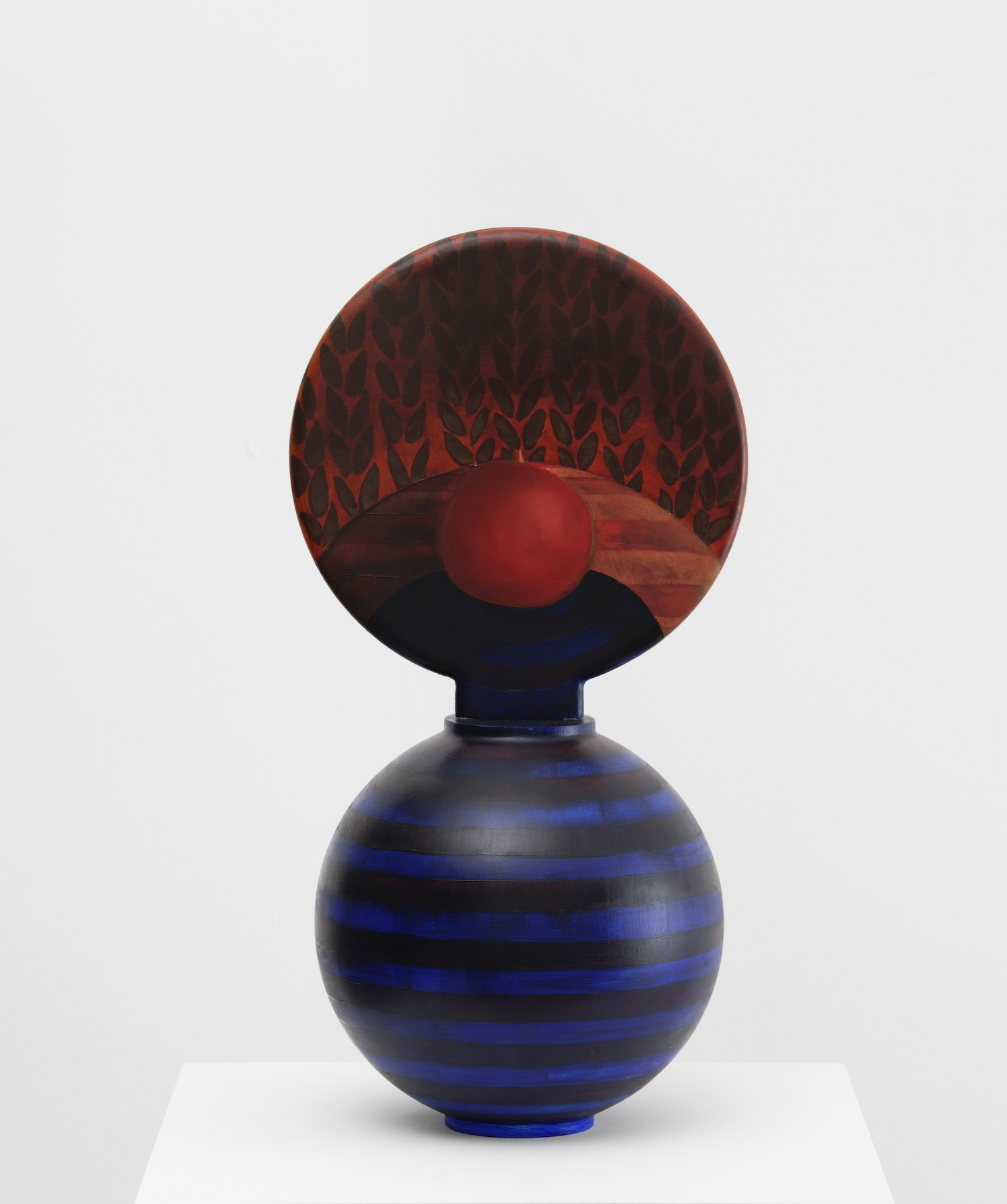 Palazzo Colona (Vase in Vase series), 2022-2023, Oil on wood, 64 × 43 × 30 cm. Photo: Aurélien Mole