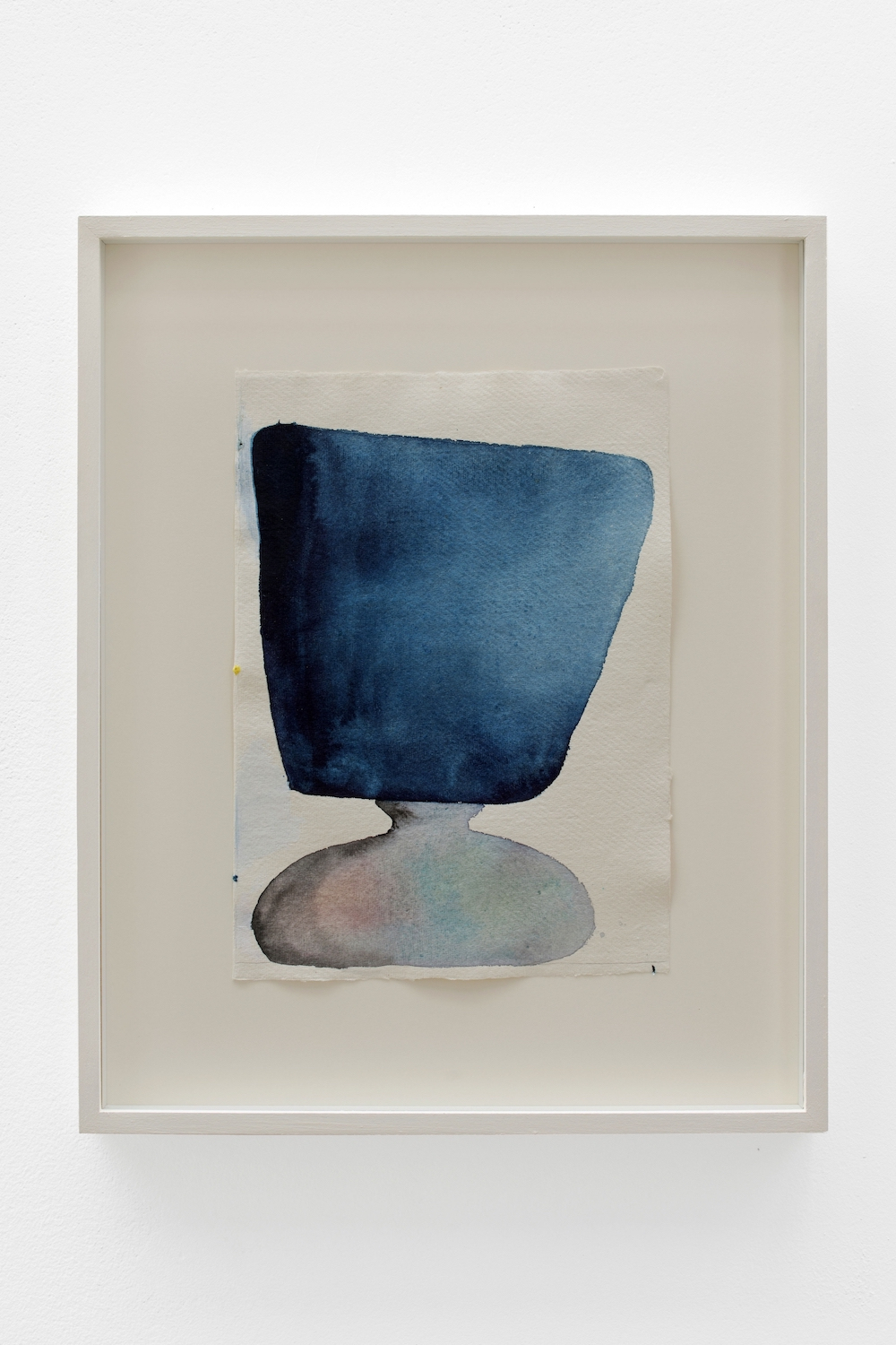Étude 8, 2018, Watercolor on paper, 29 × 20 cm (framed: 43,5 × 35,5 cm). Photo: Martin Argyroglo.