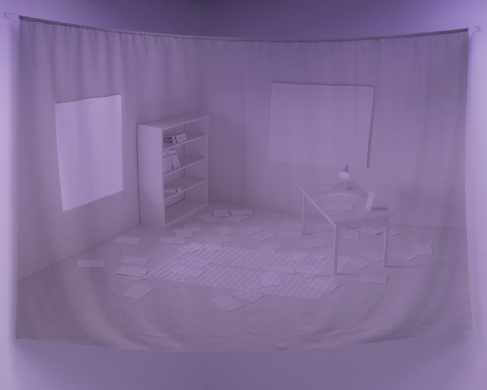 Room, 2022, print on musselin, 132 x 190 cm