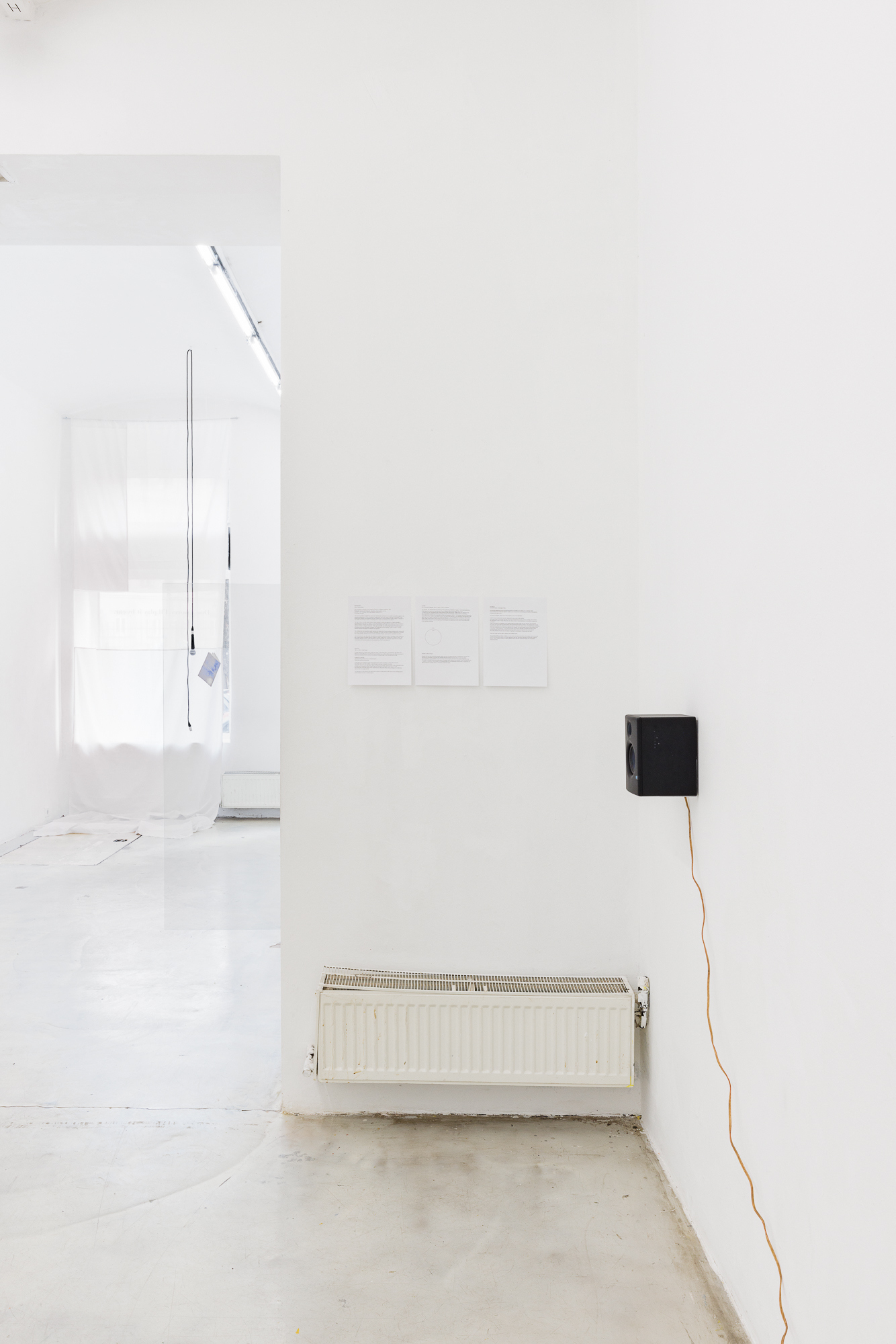 Don't worry, I'll play it by ear, WAF Galerie, Vienna, installation view, photography: Manuel Carreon Lopez