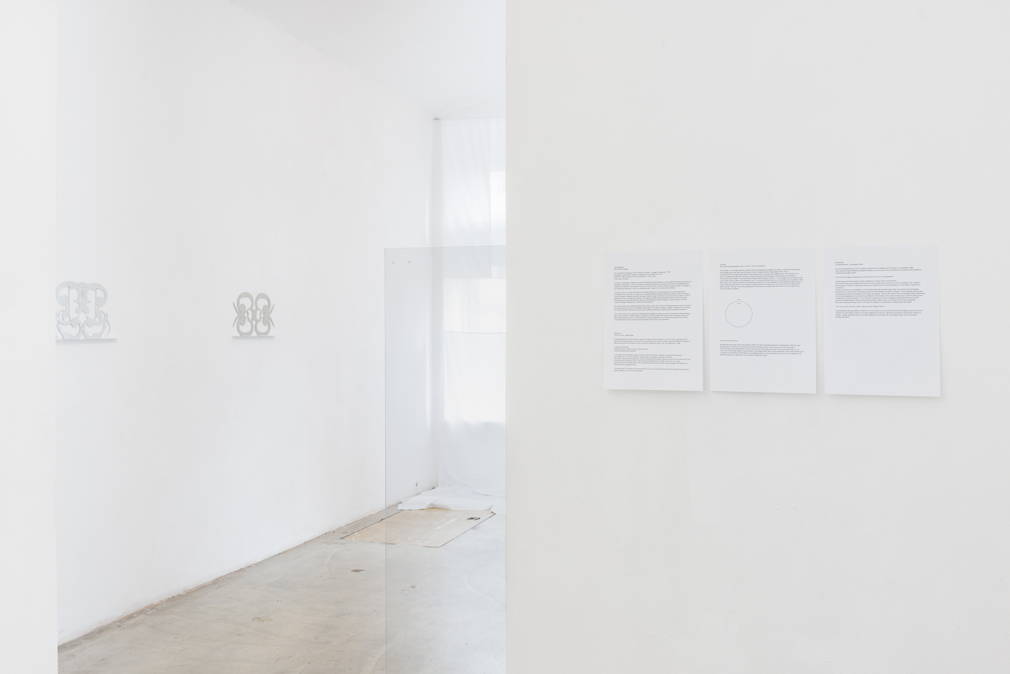Don't worry, I'll play it by ear, WAF Galerie, Vienna, installation view, photography: Manuel Carreon Lopez