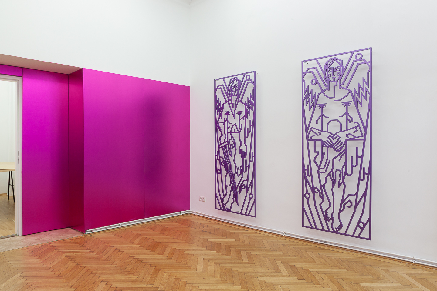 Gašper Kunšič, Guardians, exhibition view, 2023