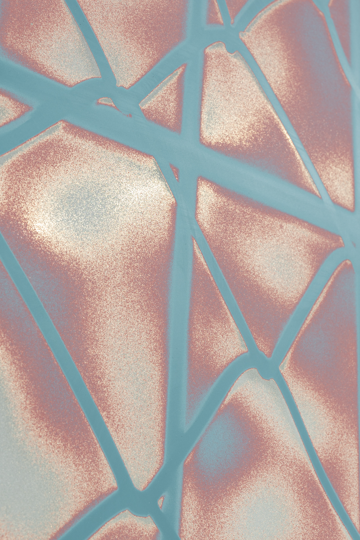 15. Clemens Wolf, Remix 12, 2022, Mirror, sandblasted, 97 x 78 x 2 cm (diptych, each), Detail shot, SANATORIUM, Istanbul