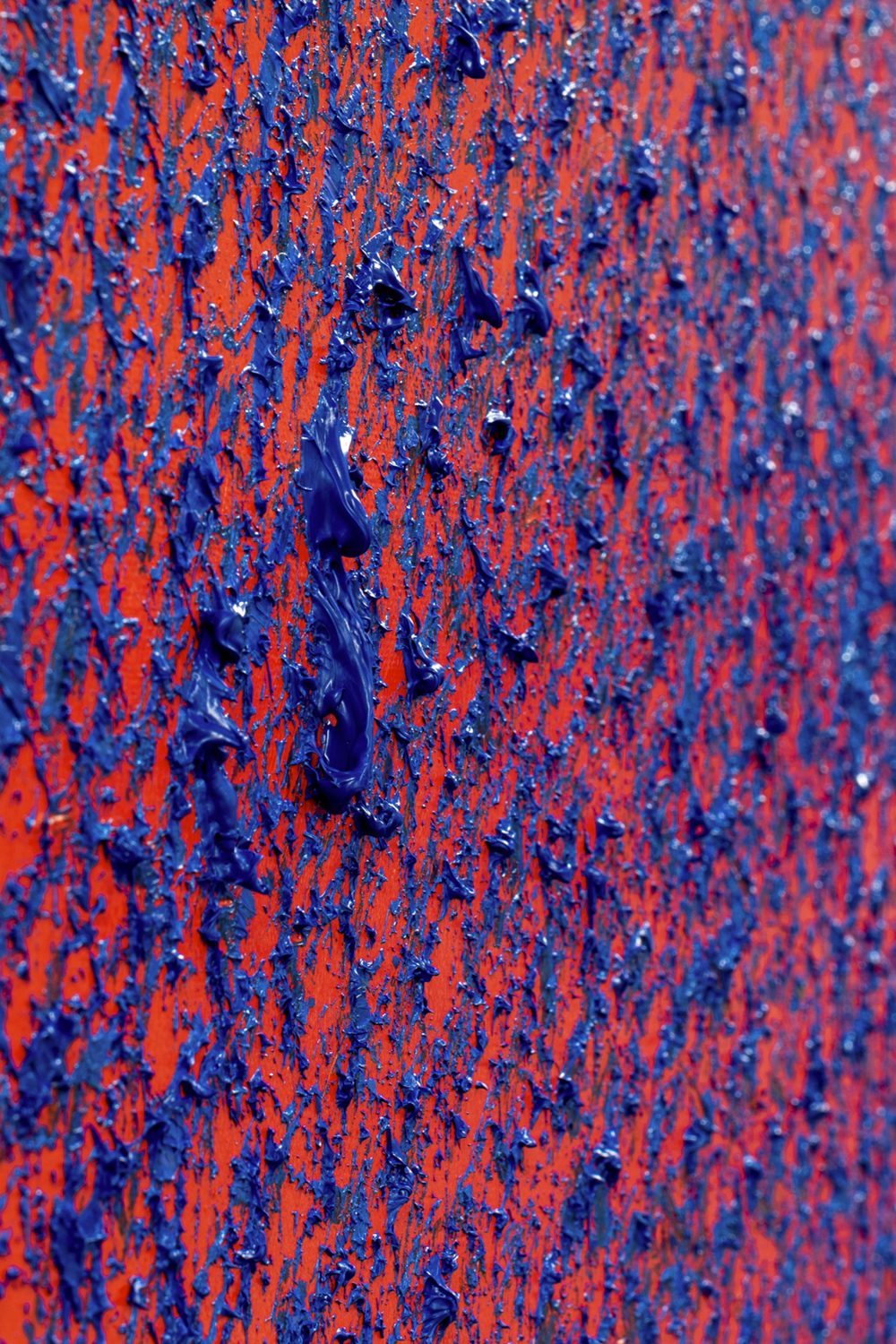 5. Clemens Wolf, Expanded Metal Painting, 2022, Oil on canvas, 190 x 180 cm, Detail shot, SANATORIUM, Istanbul