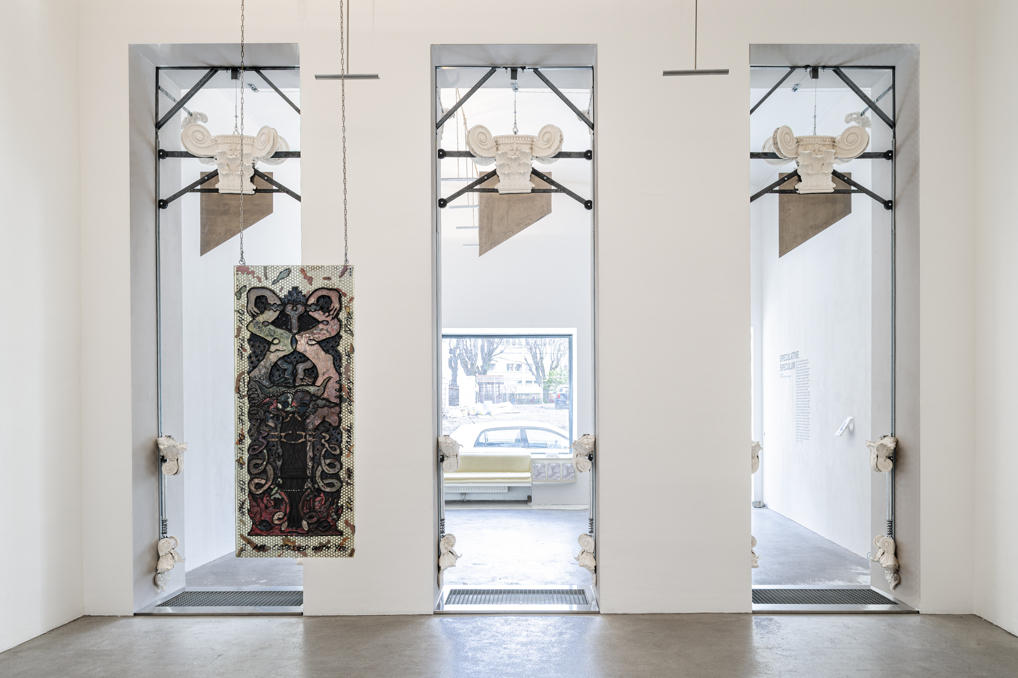 Installation view, SPECULATIVE SPECULUM, Galerie Raum mit Licht, Vienna, 2023