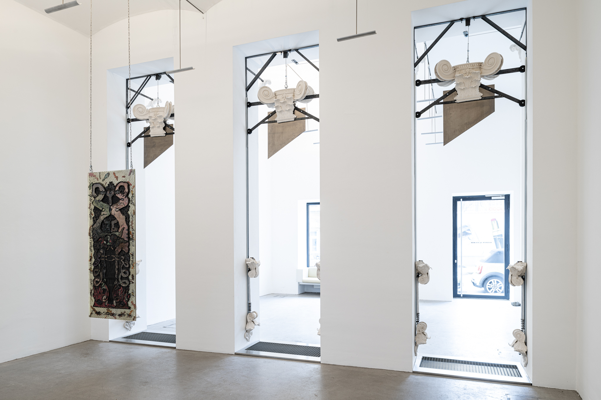 Installation view, SPECULATIVE SPECULUM, Galerie Raum mit Licht, Vienna, 2023