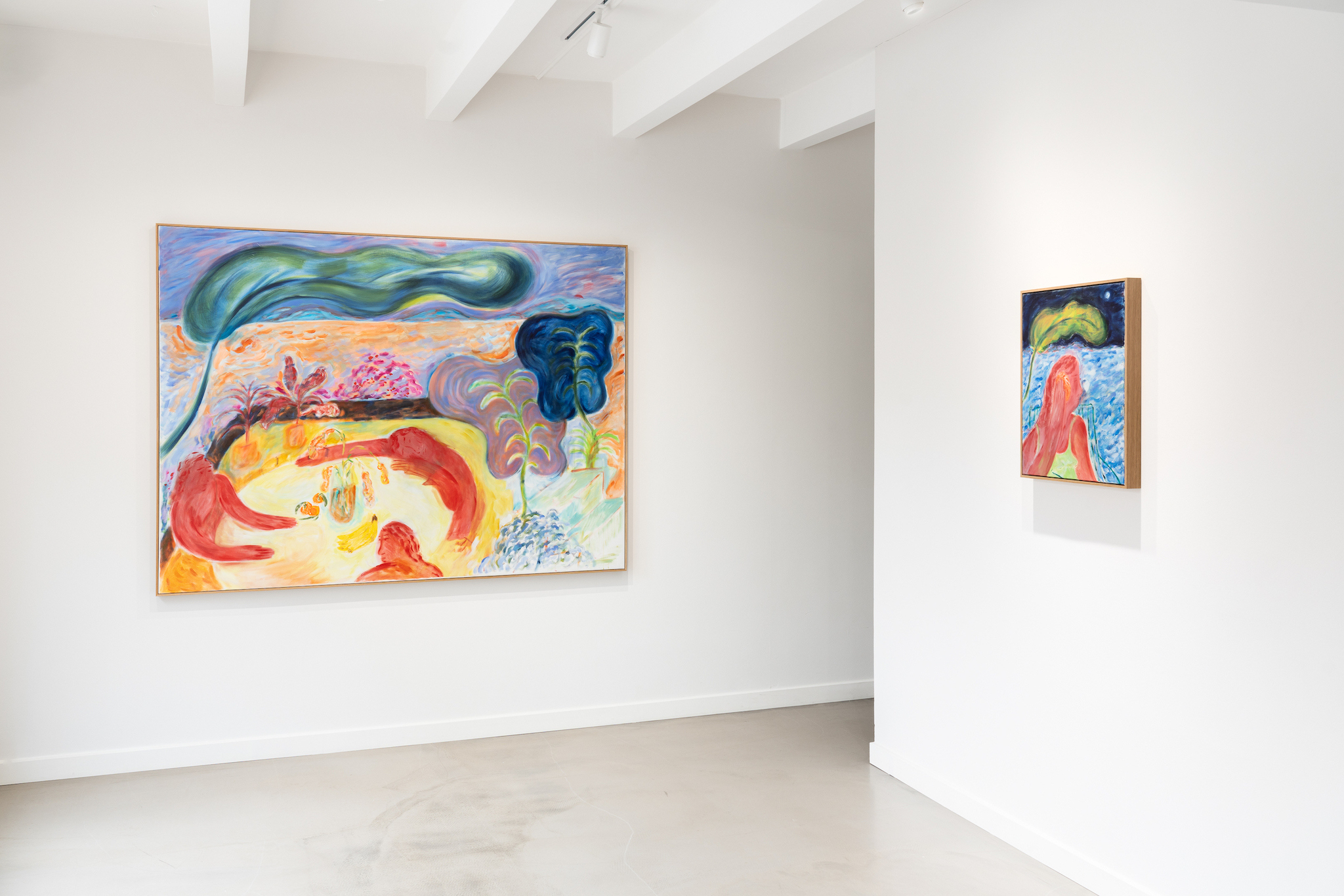 Installation view: Night Email to Friends, Brigade, Copenhagen 2023