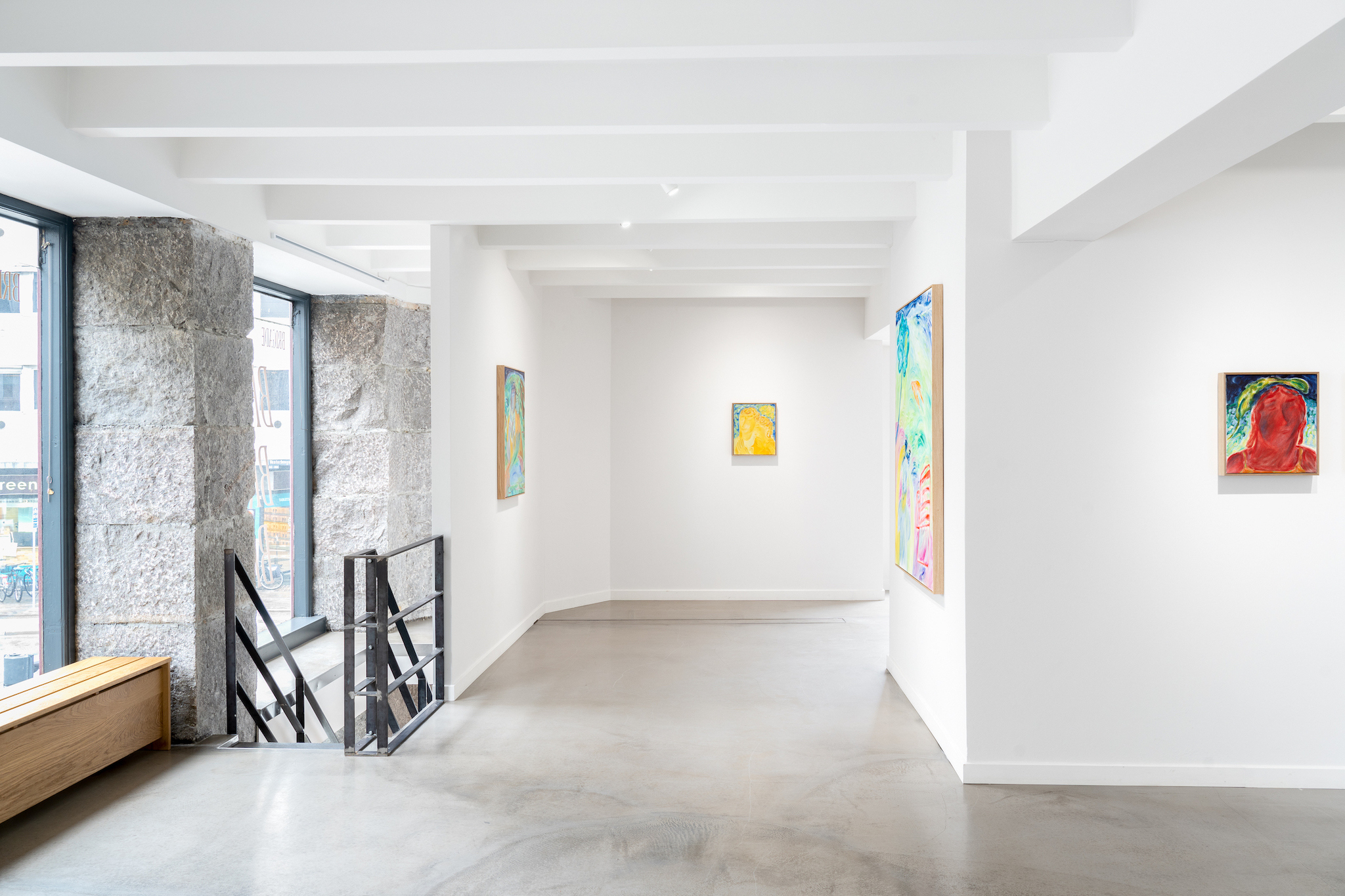 Installation view: Night Email to Friends, Brigade, Copenhagen 2023