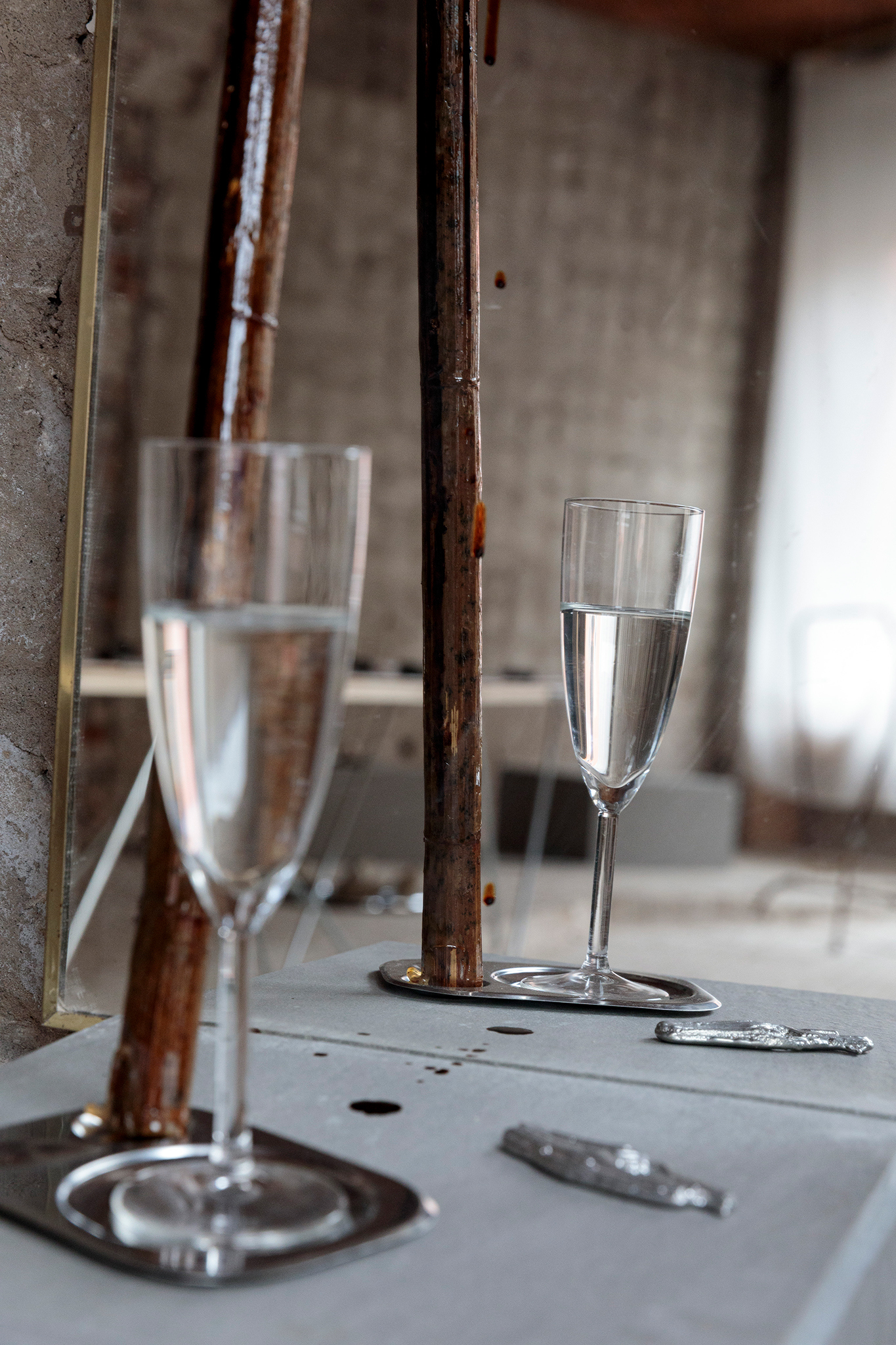 "Cut open in half. See what’s inside.", exhibition view: Galvanie Galerie, photos: Lukas Pürmayr