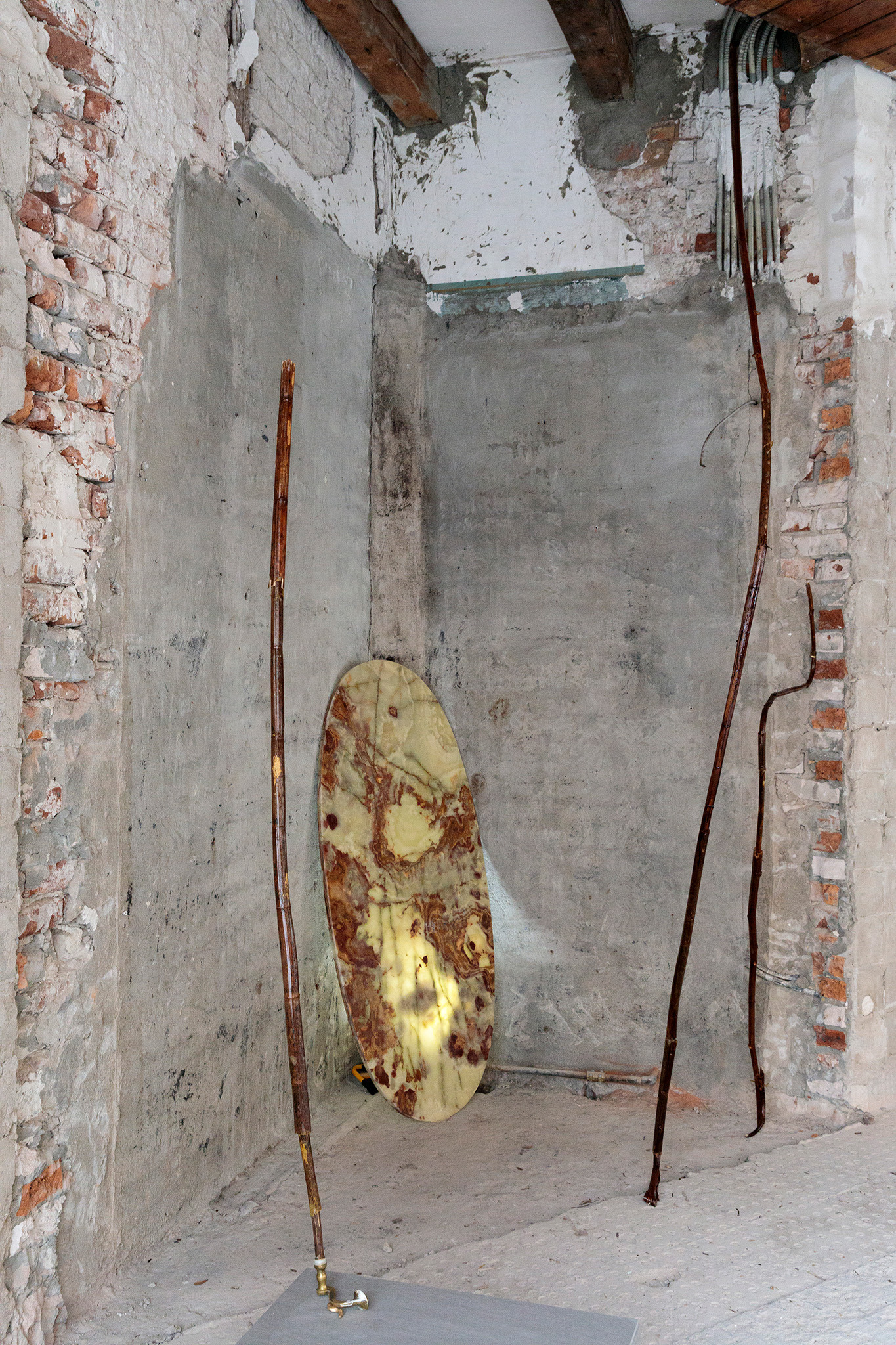 "Cut open in half. See what’s inside.", exhibition view: Galvanie Galerie, photos: Lukas Pürmayr