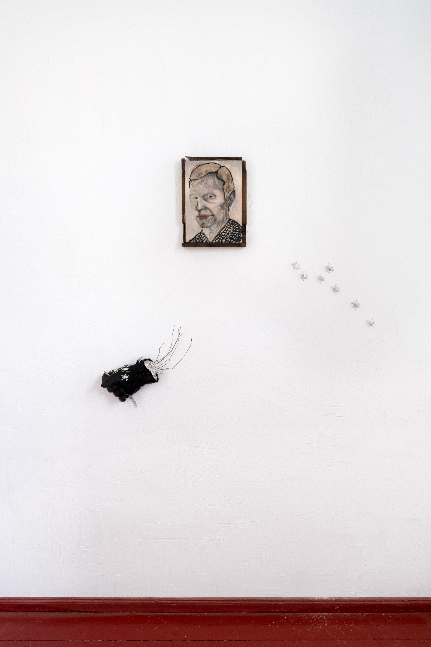 Installation View, Nika Kutateladze's Solo Exhibition 'The way we live together' at VITRINE Bermondsey, 2023