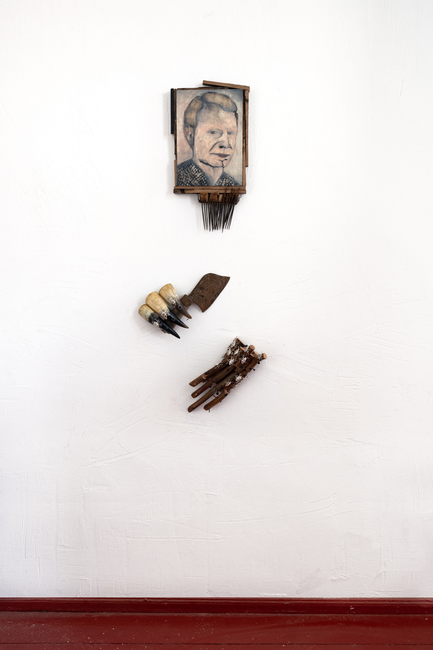 Installation View, Nika Kutateladze's Solo Exhibition 'The way we live together' at VITRINE Bermondsey, 2023