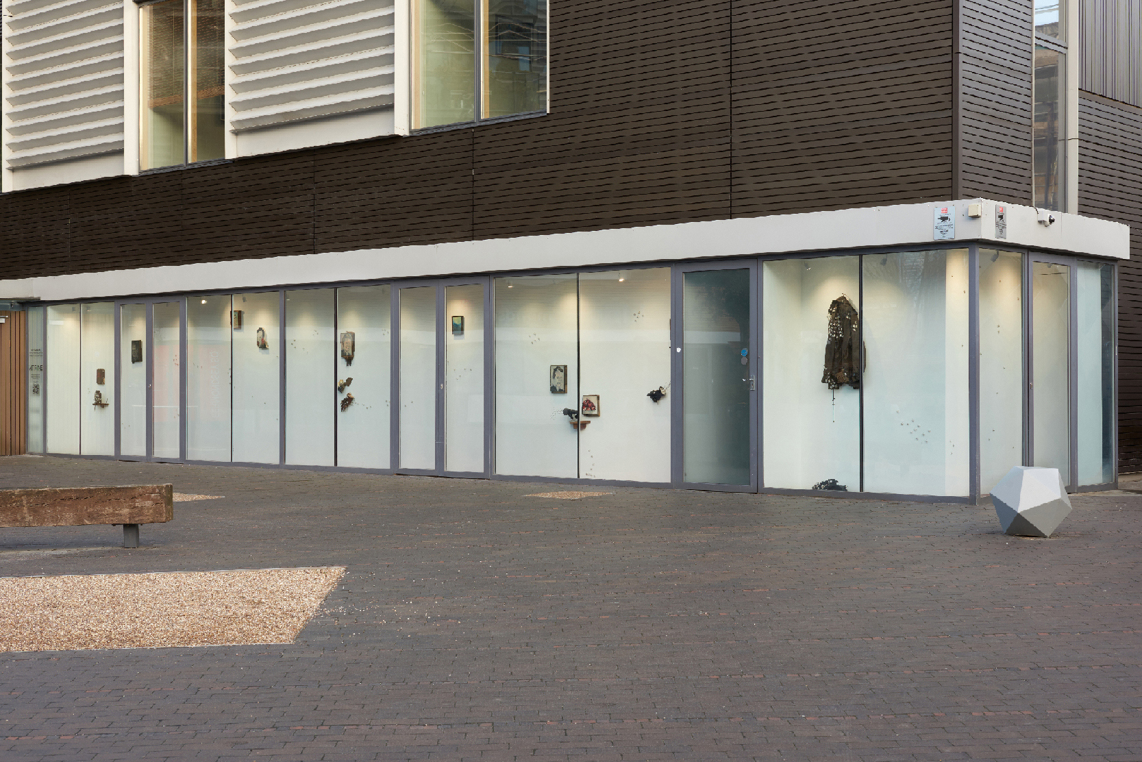 Installation View, Nika Kutateladze's Solo Exhibition 'The way we live together' at VITRINE Bermondsey, 2023