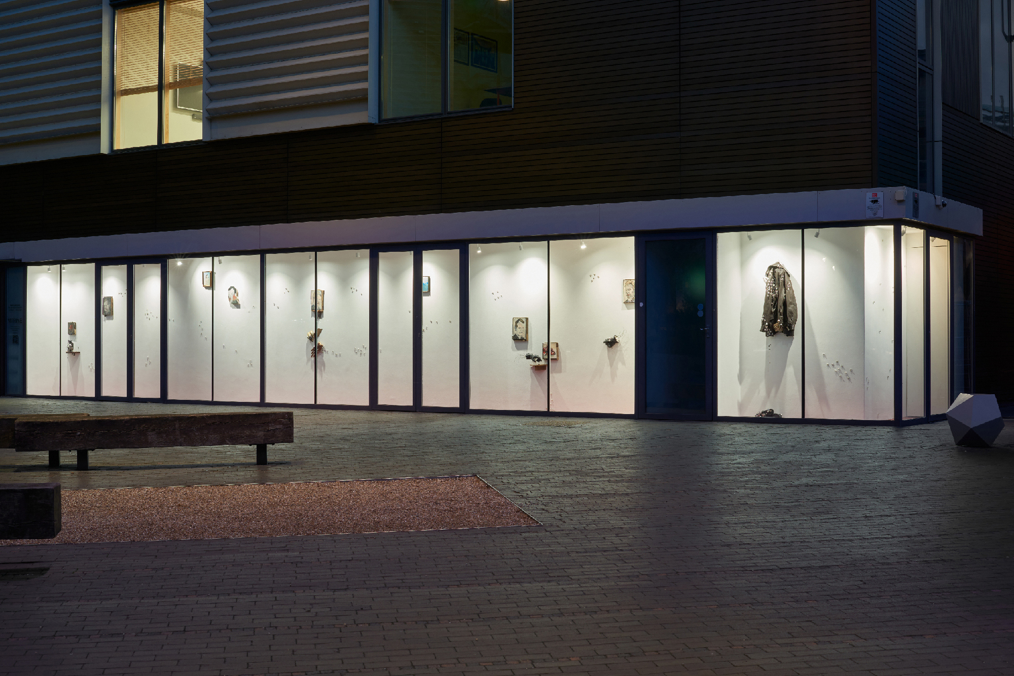 Installation View, Nika Kutateladze's Solo Exhibition 'The way we live together' at VITRINE Bermondsey, 2023