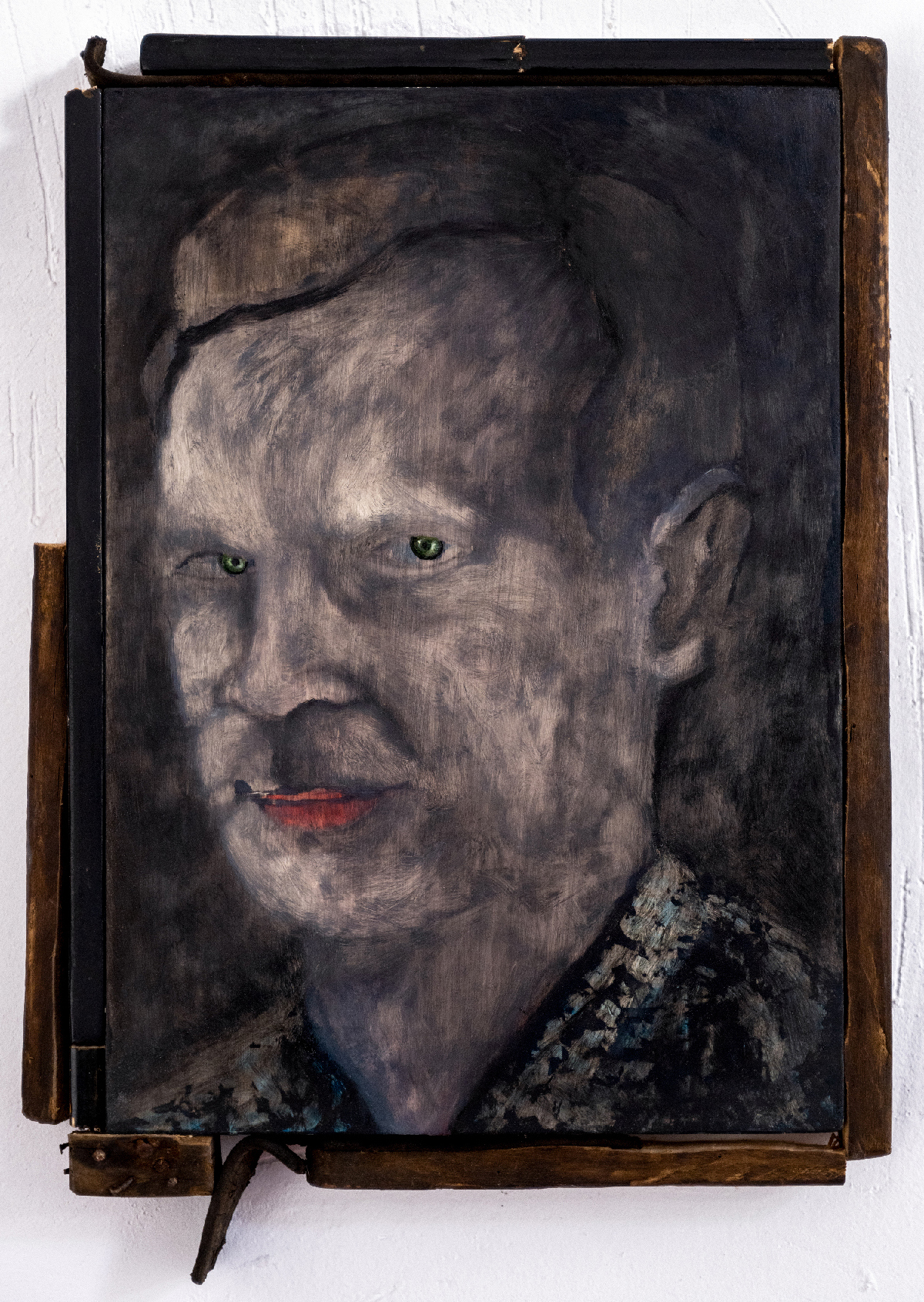 Nika Kutateladze, Untitled, 2023, Oil on Grounded Wood, 29x21 cm