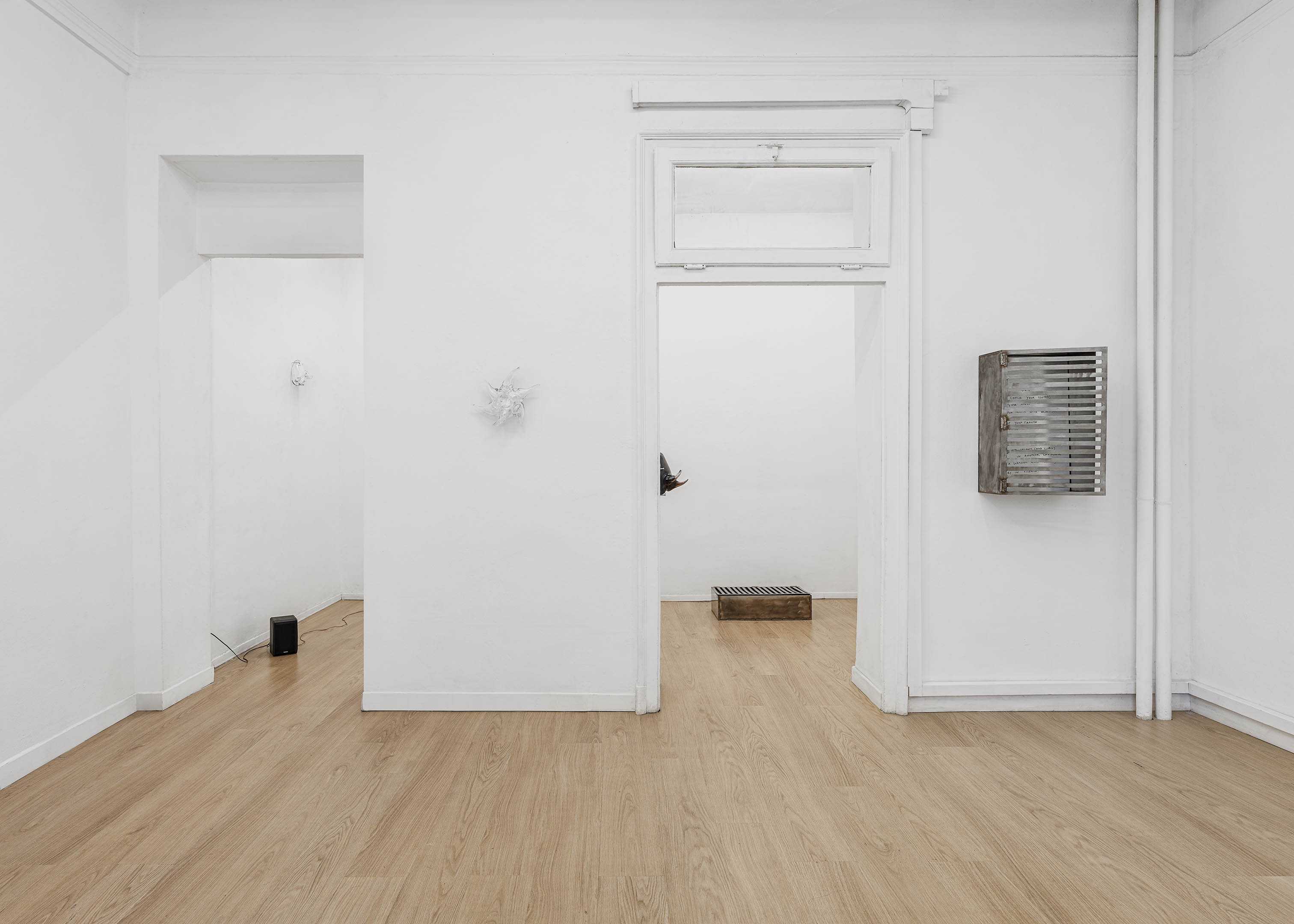 you can now enter: notes on immersion, Tarek Lakhrissi and Tai Shani, curated by Giulia Civardi, exhibition view at Clima, Milan Courtesy: the Artists and Clima, Milan