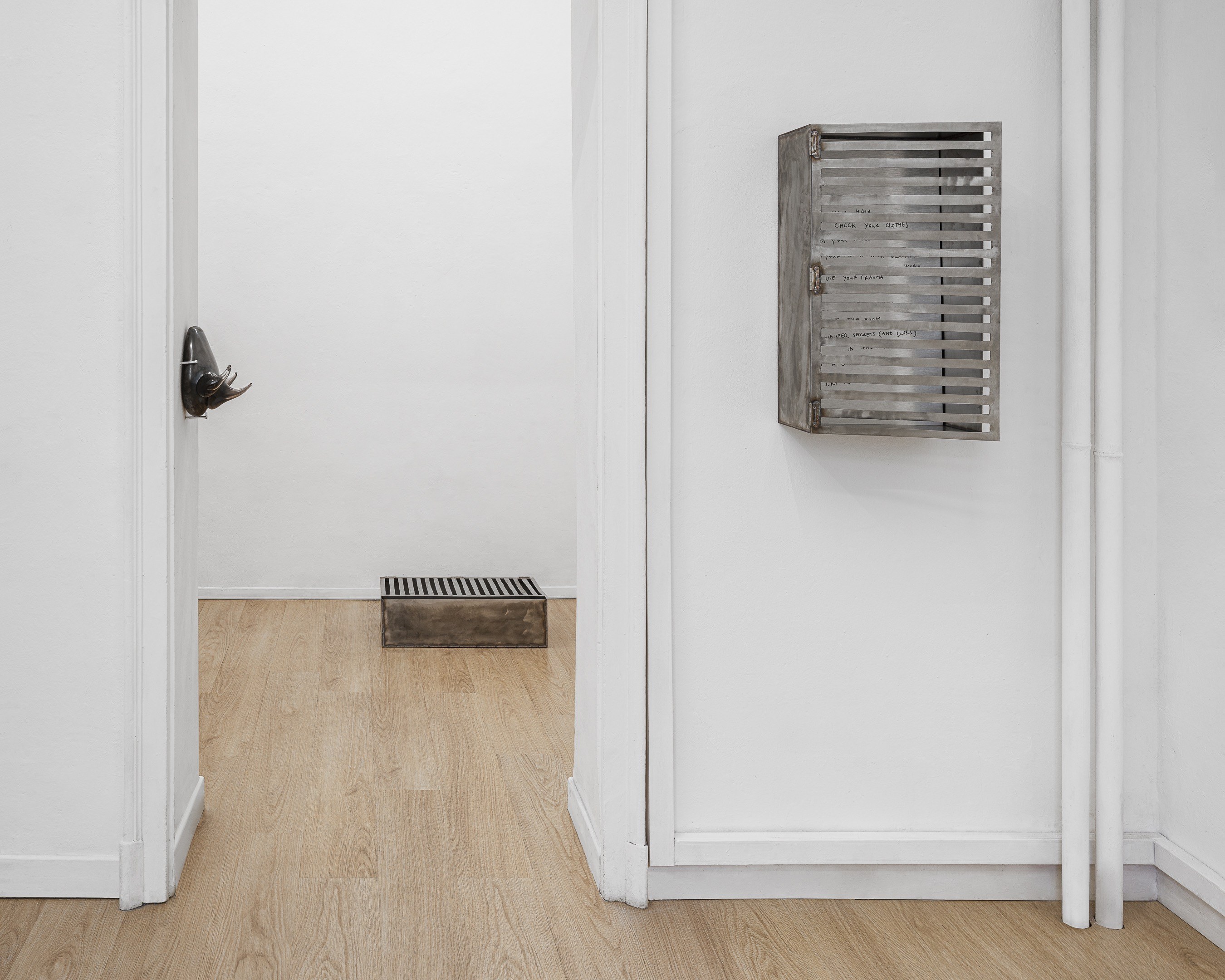 you can now enter: notes on immersion, Tarek Lakhrissi and Tai Shani, curated by Giulia Civardi, exhibition view at Clima, Milan Courtesy: the Artists and Clima, Milan