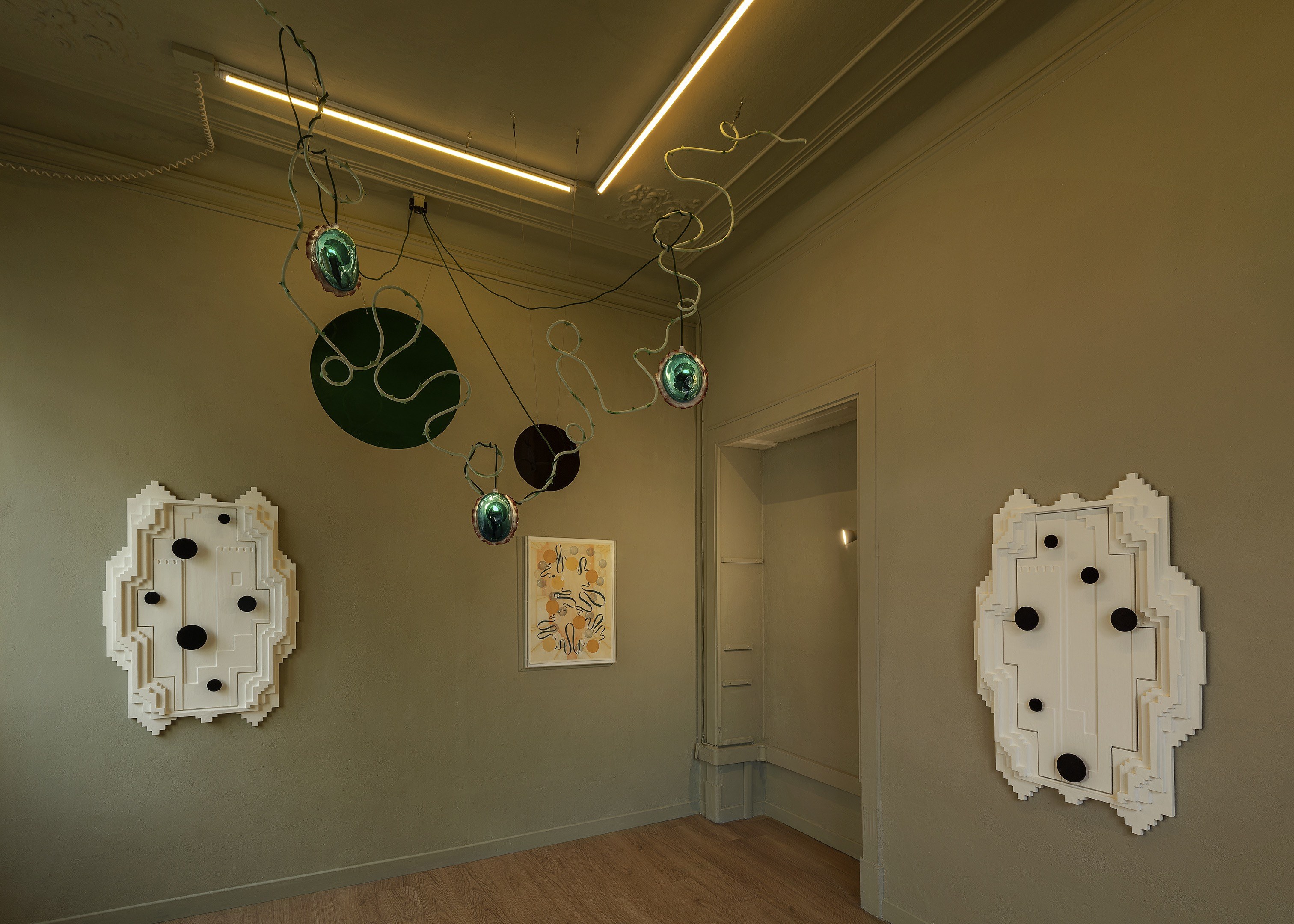 you can now enter: notes on immersion, Tarek Lakhrissi and Tai Shani, curated by Giulia Civardi, exhibition view at Clima, Milan Courtesy: the Artists and Clima, Milan