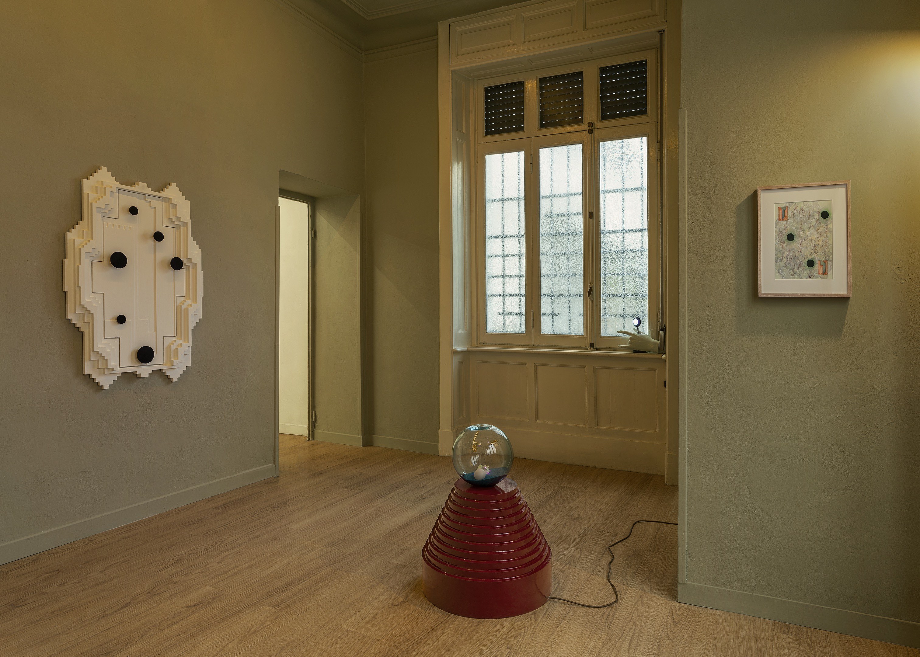 you can now enter: notes on immersion, Tarek Lakhrissi and Tai Shani, curated by Giulia Civardi, exhibition view at Clima, Milan Courtesy: the Artists and Clima, Milan