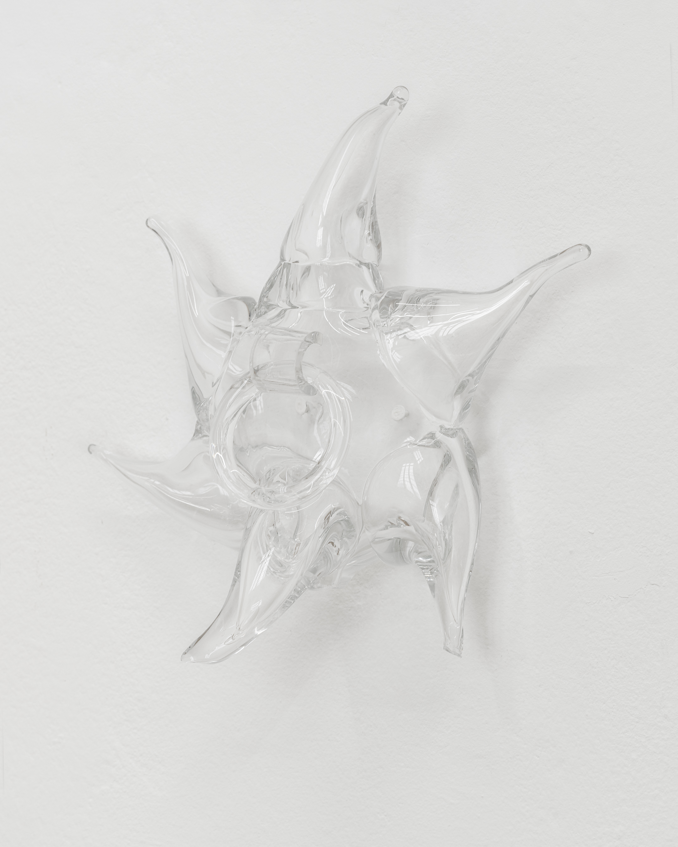 Tarek Lakhrissi, UNSEEN SUN, 2023, Blown glass, 32x26x12 cm Courtesy: The Artist, Clima, Milan and Galerie Allen, Paris