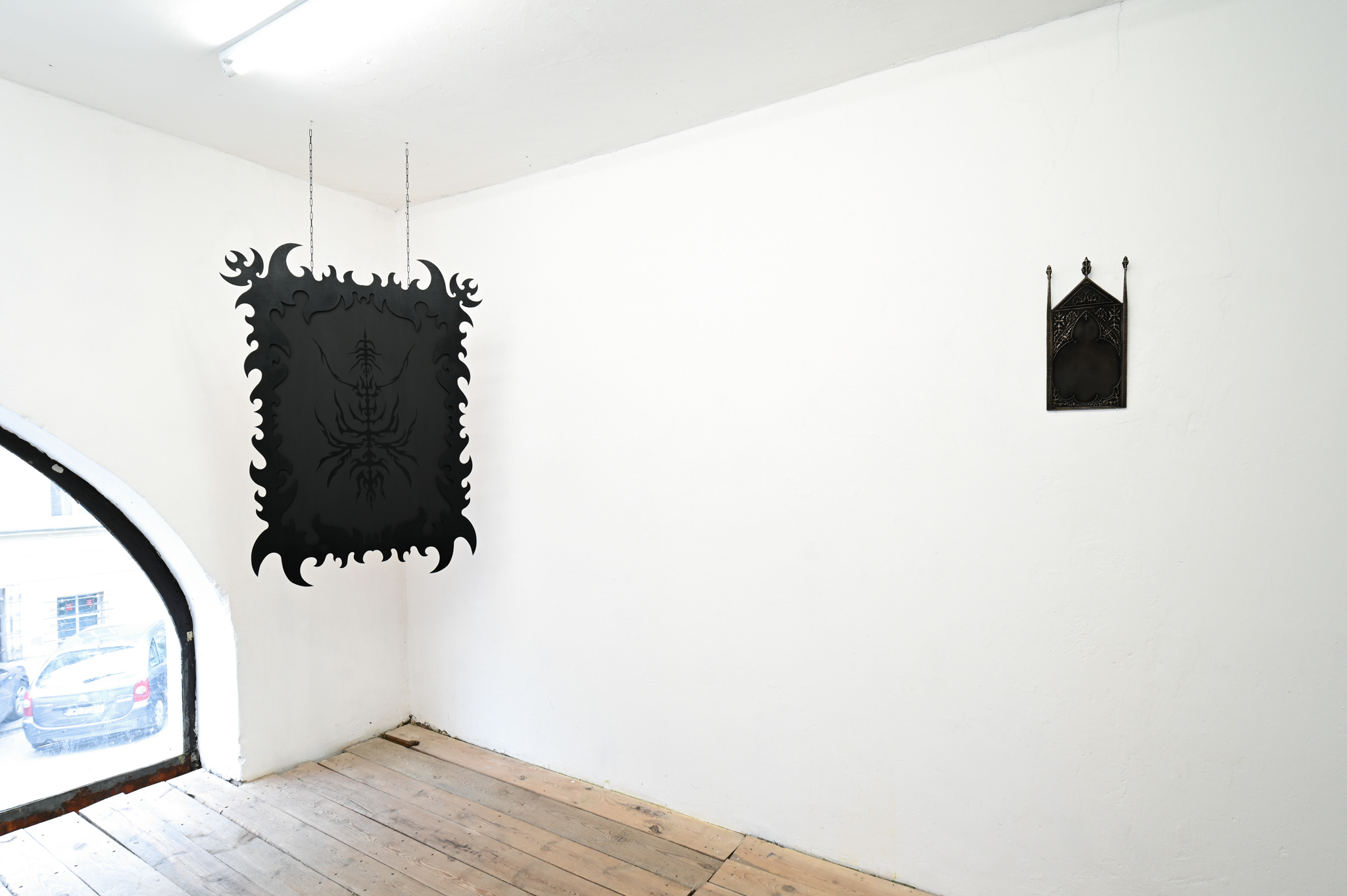 Justyna Baśnik, Adoratio, exhibition view, Łęctwo 2023