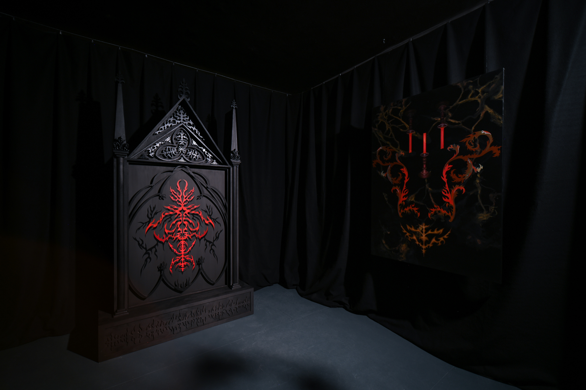 Justyna Baśnik, Adoratio, exhibition view, Łęctwo 2023