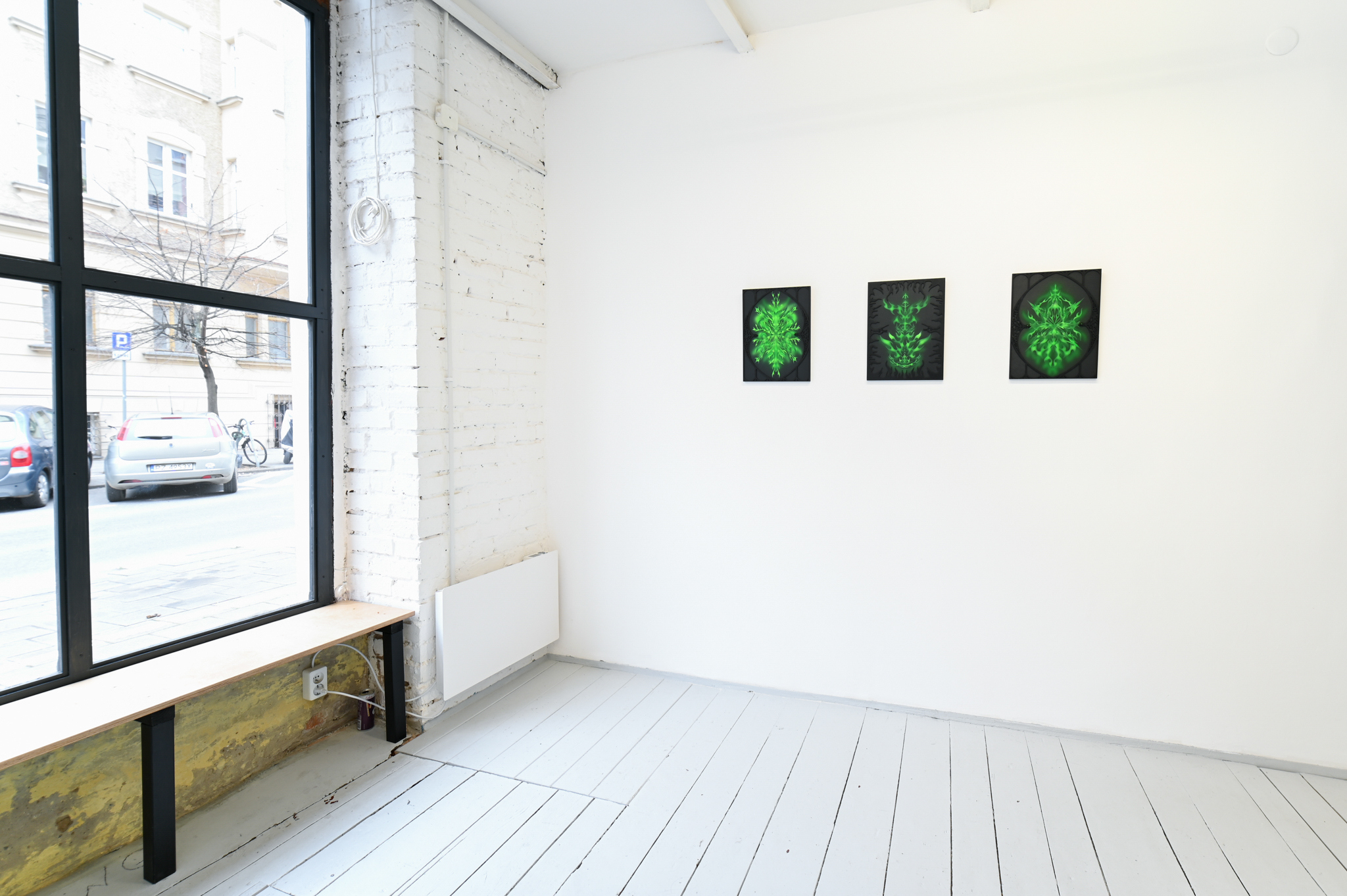 Justyna Baśnik, Adoratio, exhibition view, Łęctwo 2023