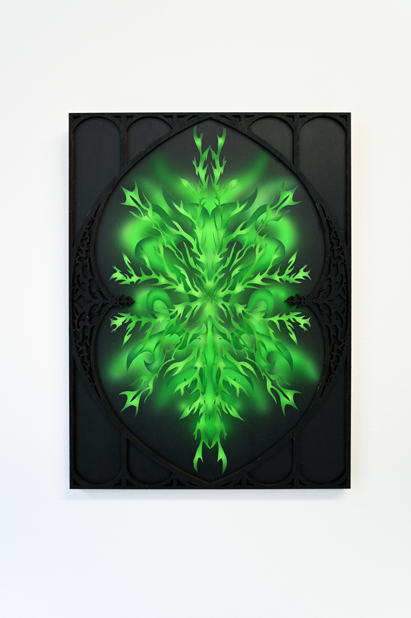 Justyna Baśnik, Adoratio, exhibition view, Łęctwo 2023