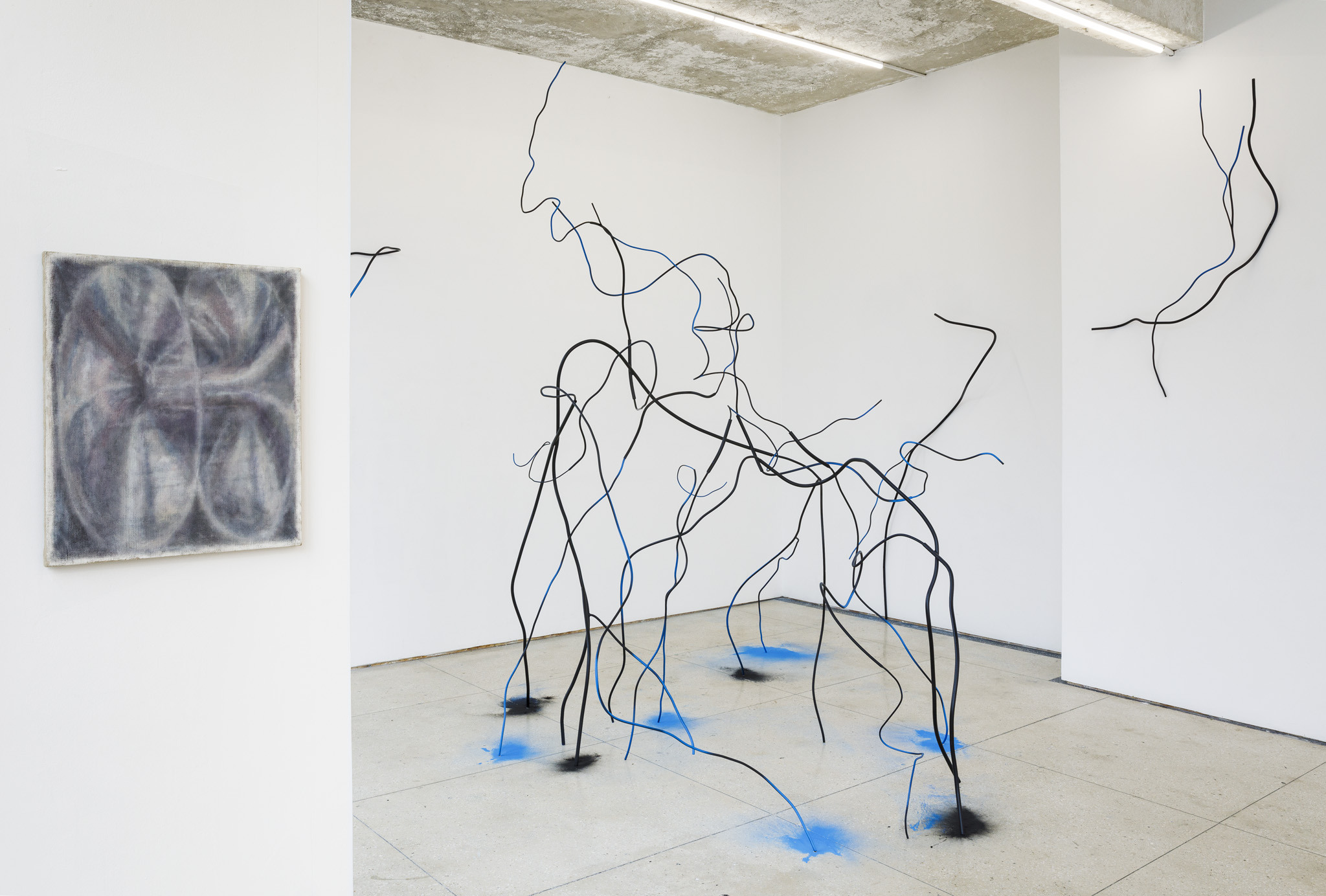 Zuza Golinska, Body Electric, 2021, painted steel, dimension variable