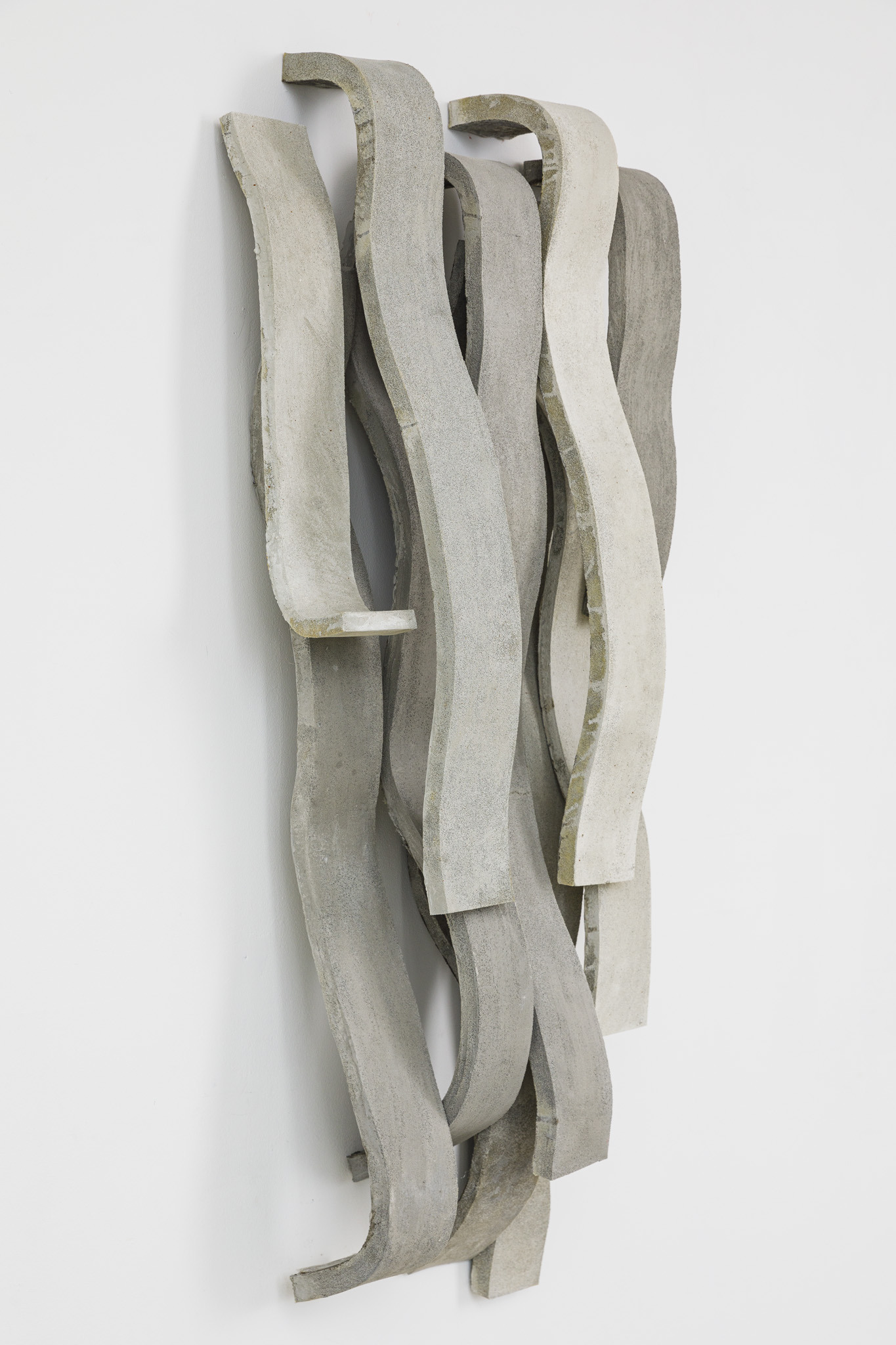 Larisa Sitar, Untitled, 2023, concrete, sponge, glass fibre, 150 x 52 x 36 cm