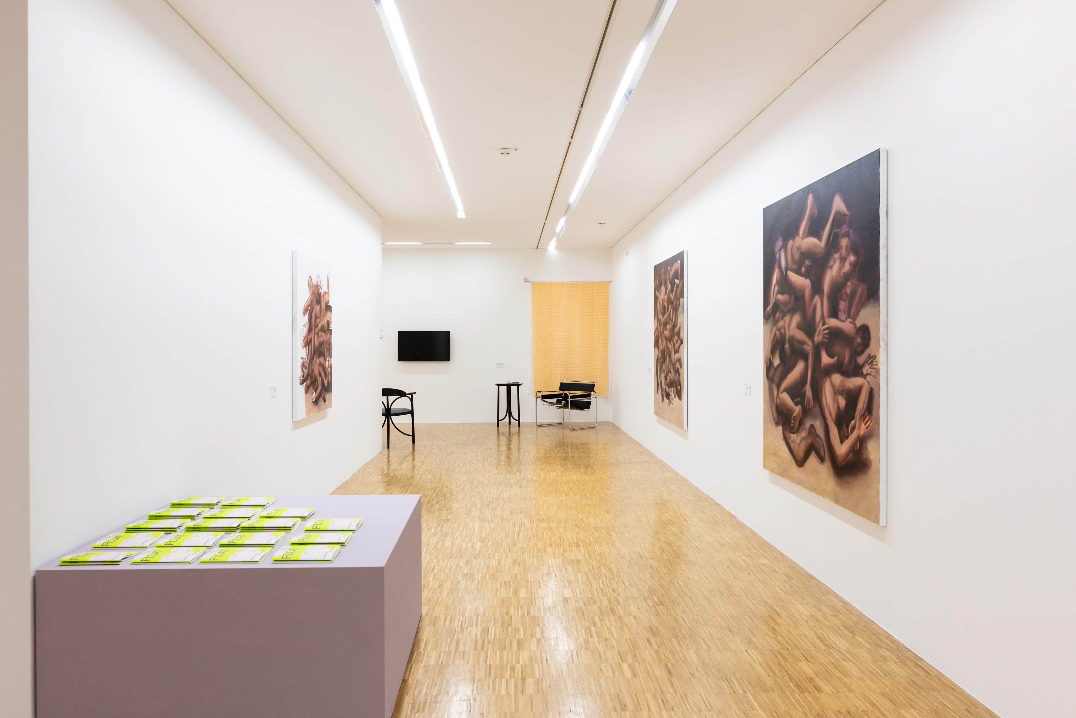 Three Paintings by Murat Önen from the Haystacks-Series, FLOAT, Second Floor Kunstmuseum Celle