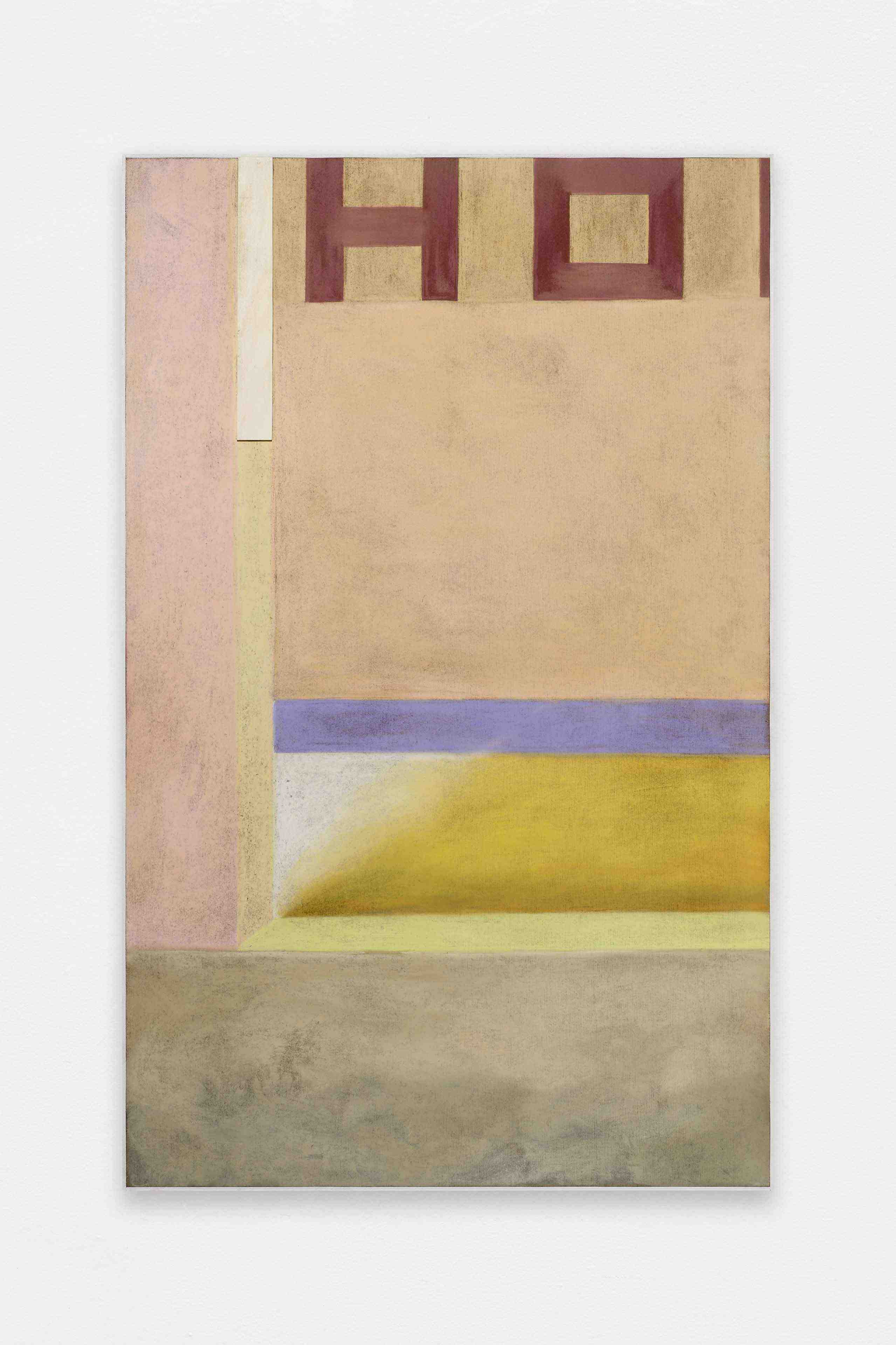 Jacent, I'm a HO, 2023, Soft pastel on wood, artist frame, 120,8 x 75,6 cm, unique