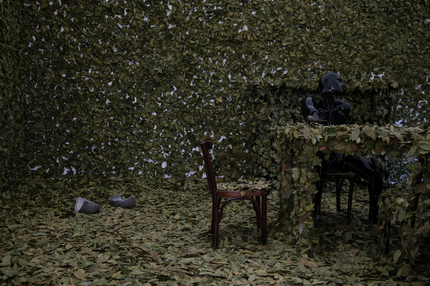 Installation View, Nika Kutateladze's Solo Show 'My Neighbour is a House' at Artbeat, Tbilisi, Georgia, 2023