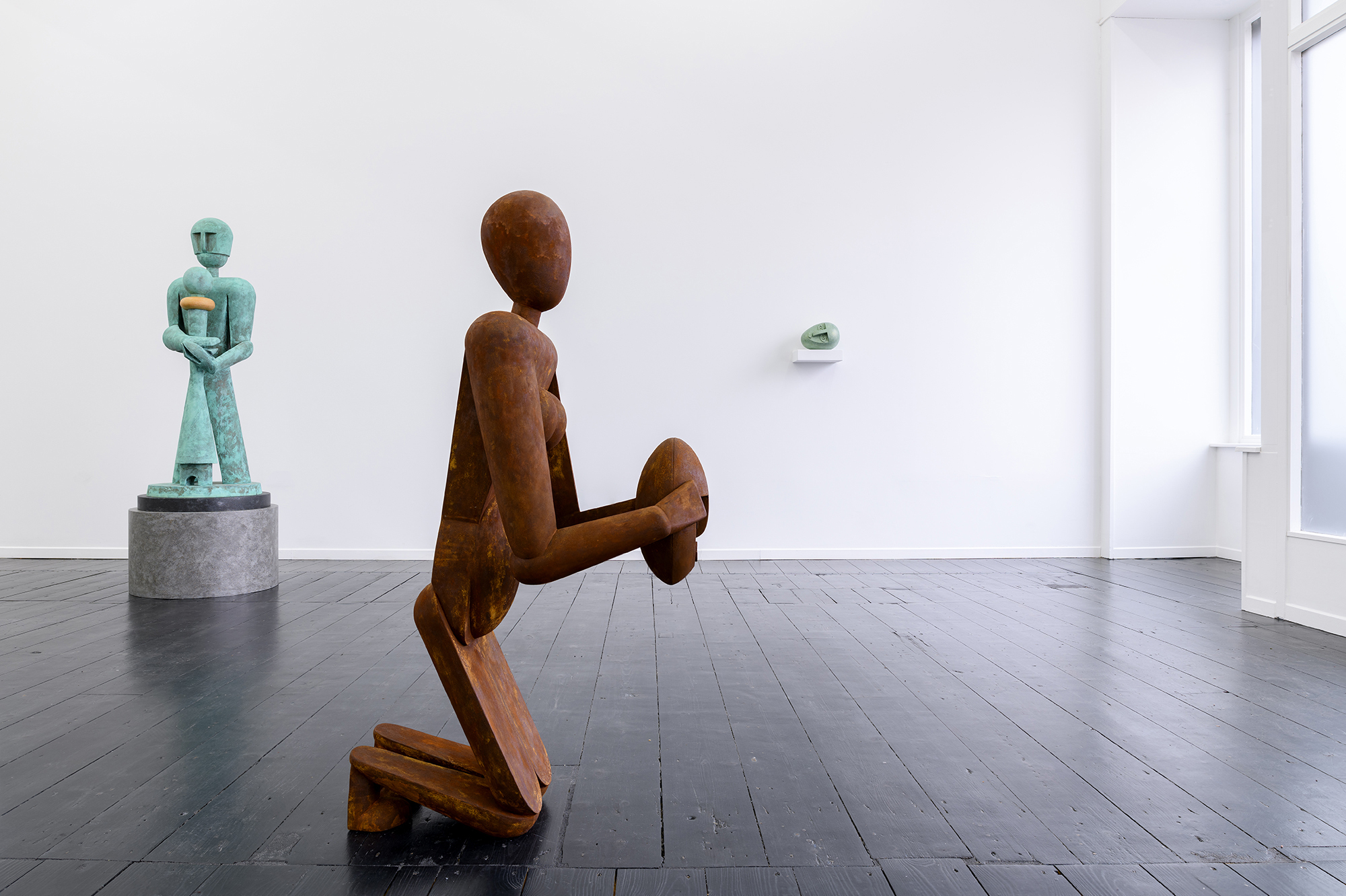 Nick Evans, Ghost Sculptures, 2023, Kendall Koppe, Glasgow, Installation View