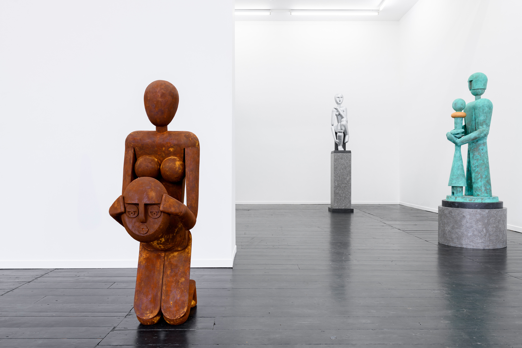 Nick Evans, Ghost Sculptures, 2023, Kendall Koppe, Glasgow, Installation View