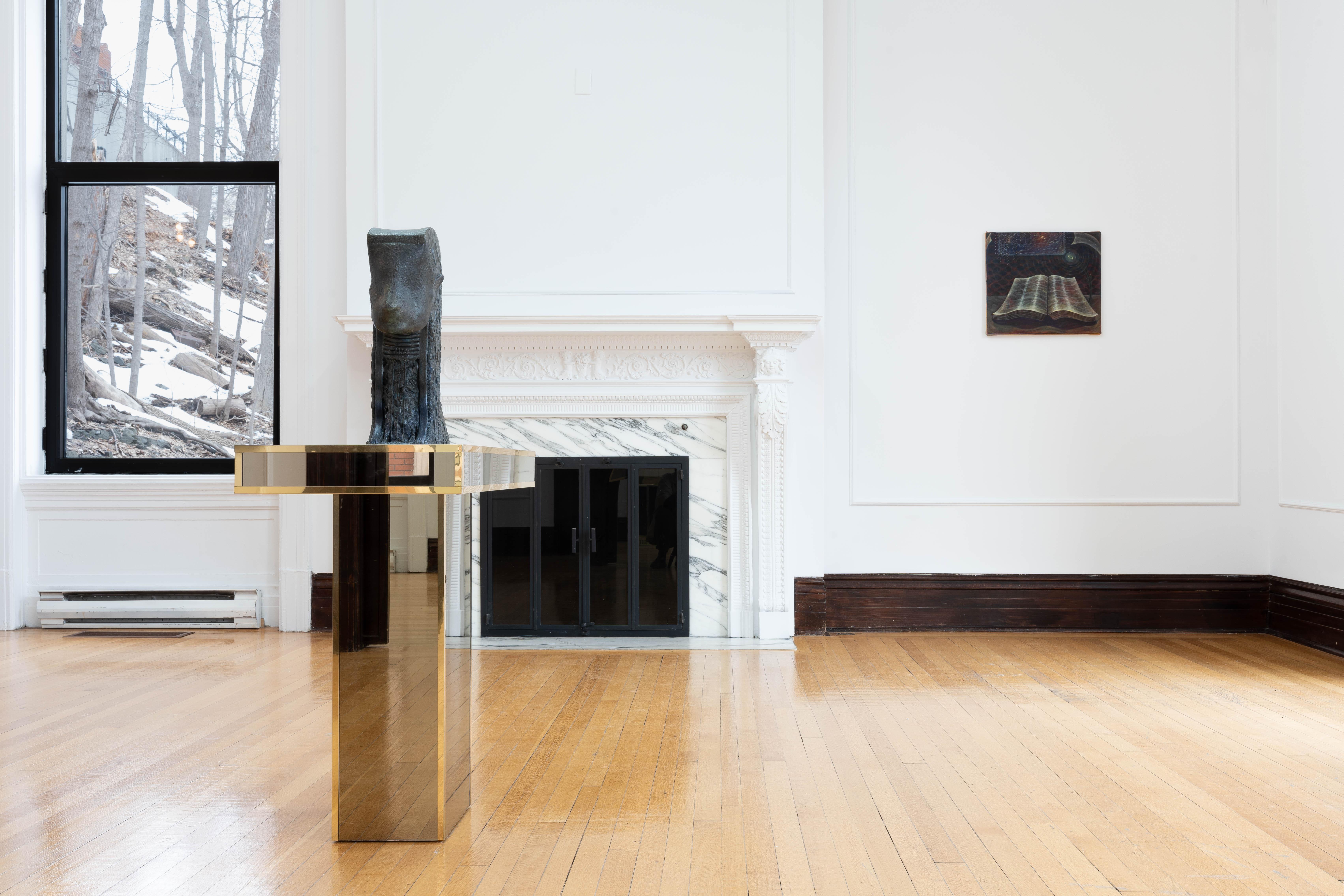 Your mind is a mirror, 2023, Ani Gurashvili, Jacopo Pagin, Anjuli Rathod, and Dominique Sirois, Installation view