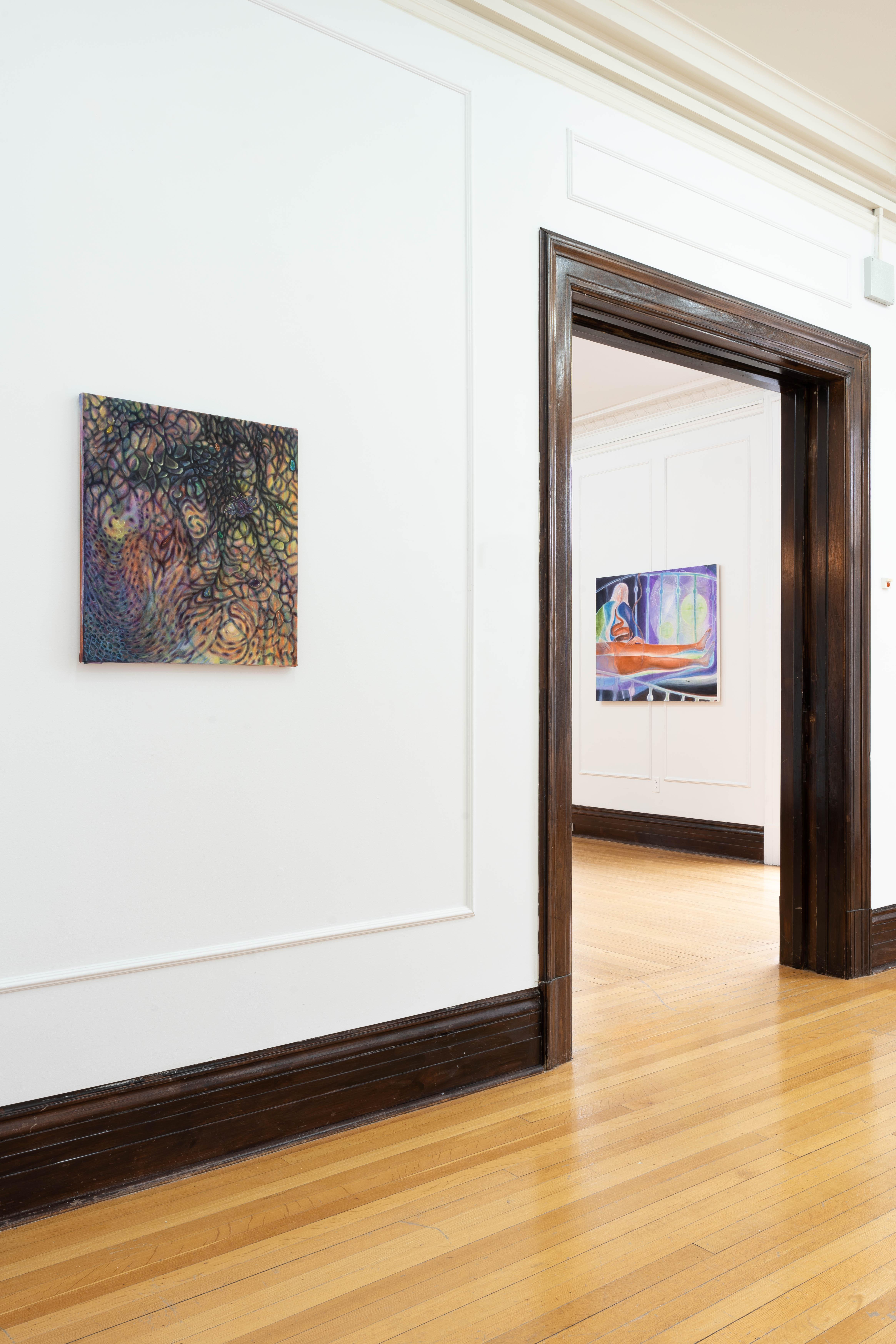 Your mind is a mirror, 2023, Ani Gurashvili, Jacopo Pagin, Anjuli Rathod, and Dominique Sirois, Installation view